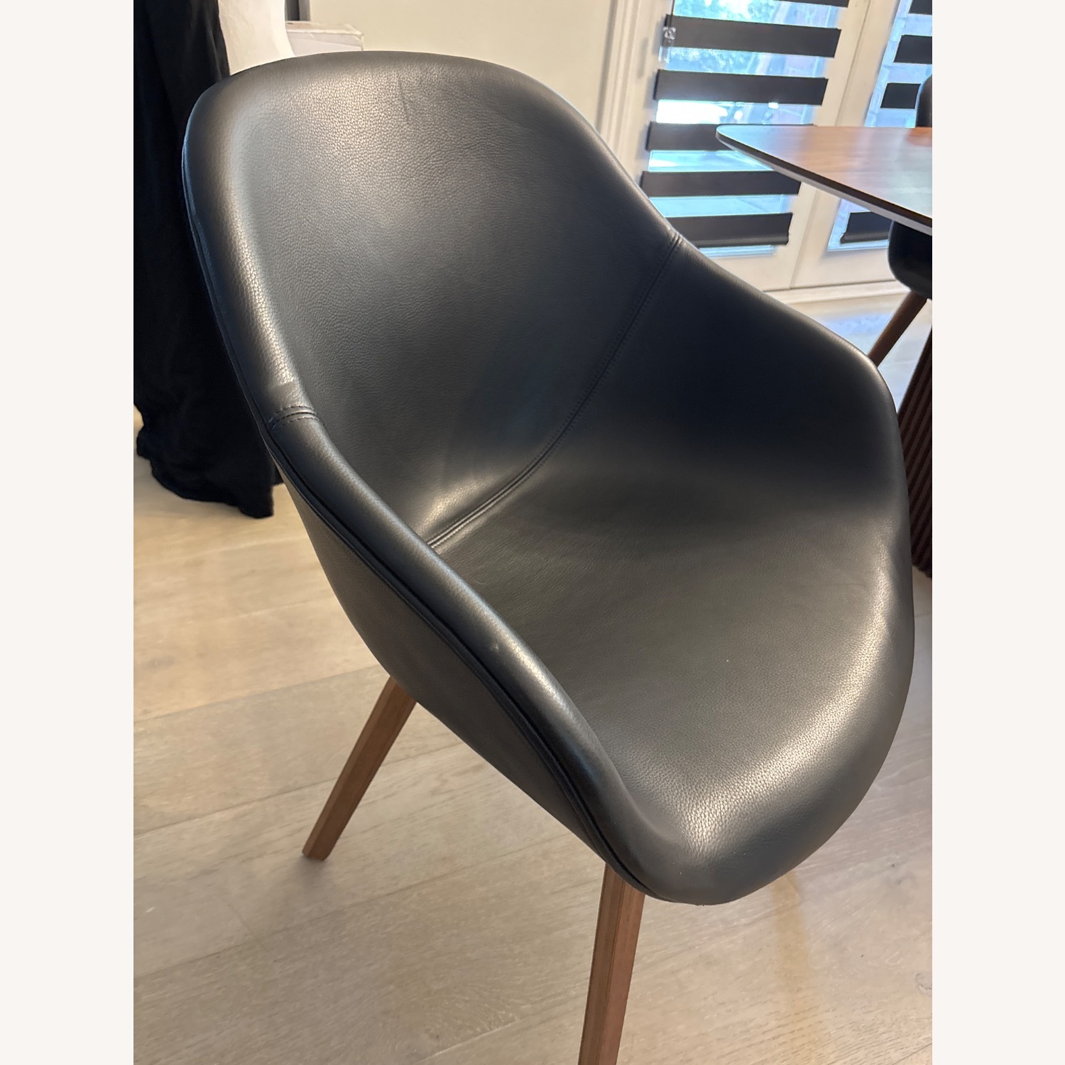 About a Chair 23 Armchair in Obsidian Leather  - image-3