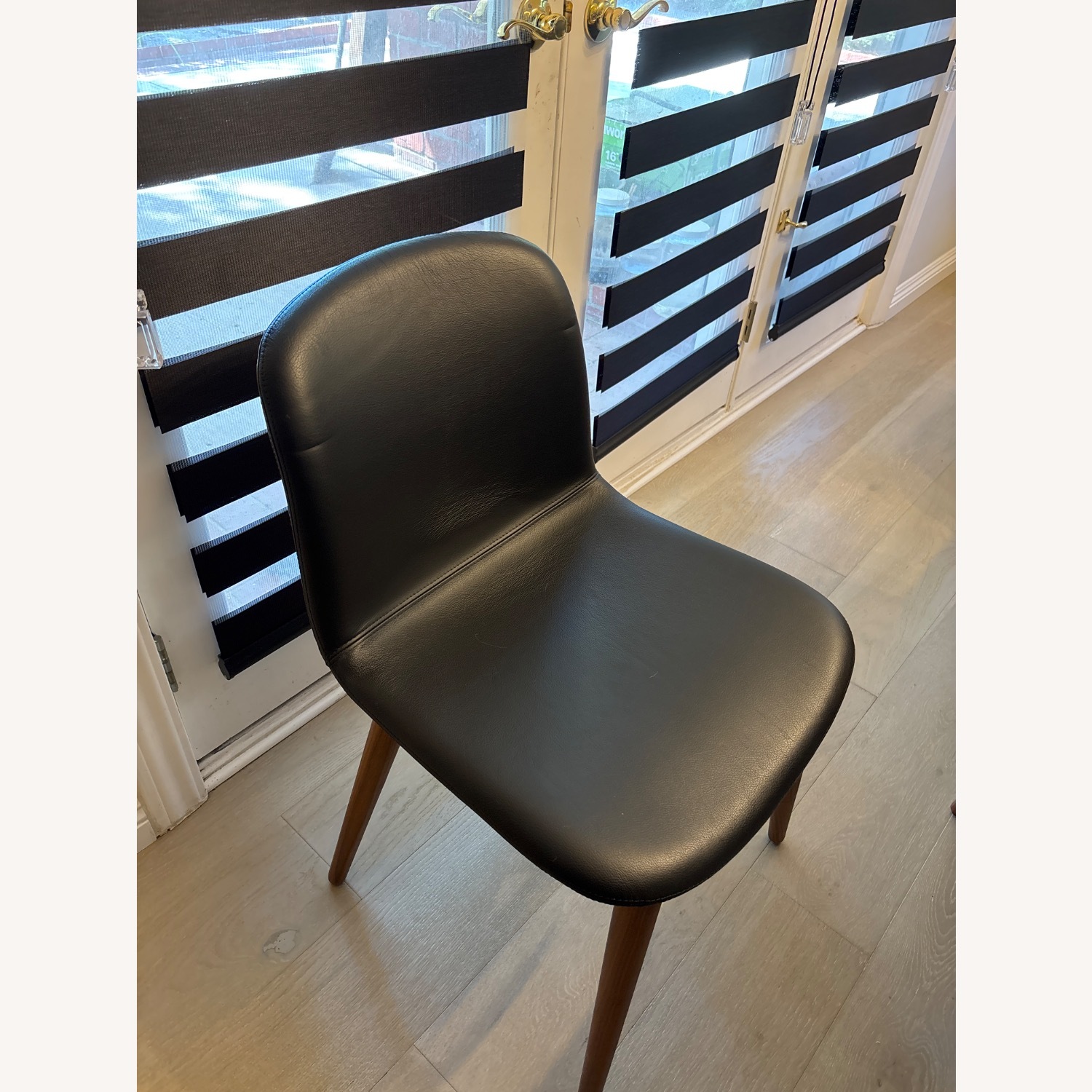 Design Within Reach Black Wood Dining Chairs - image-3