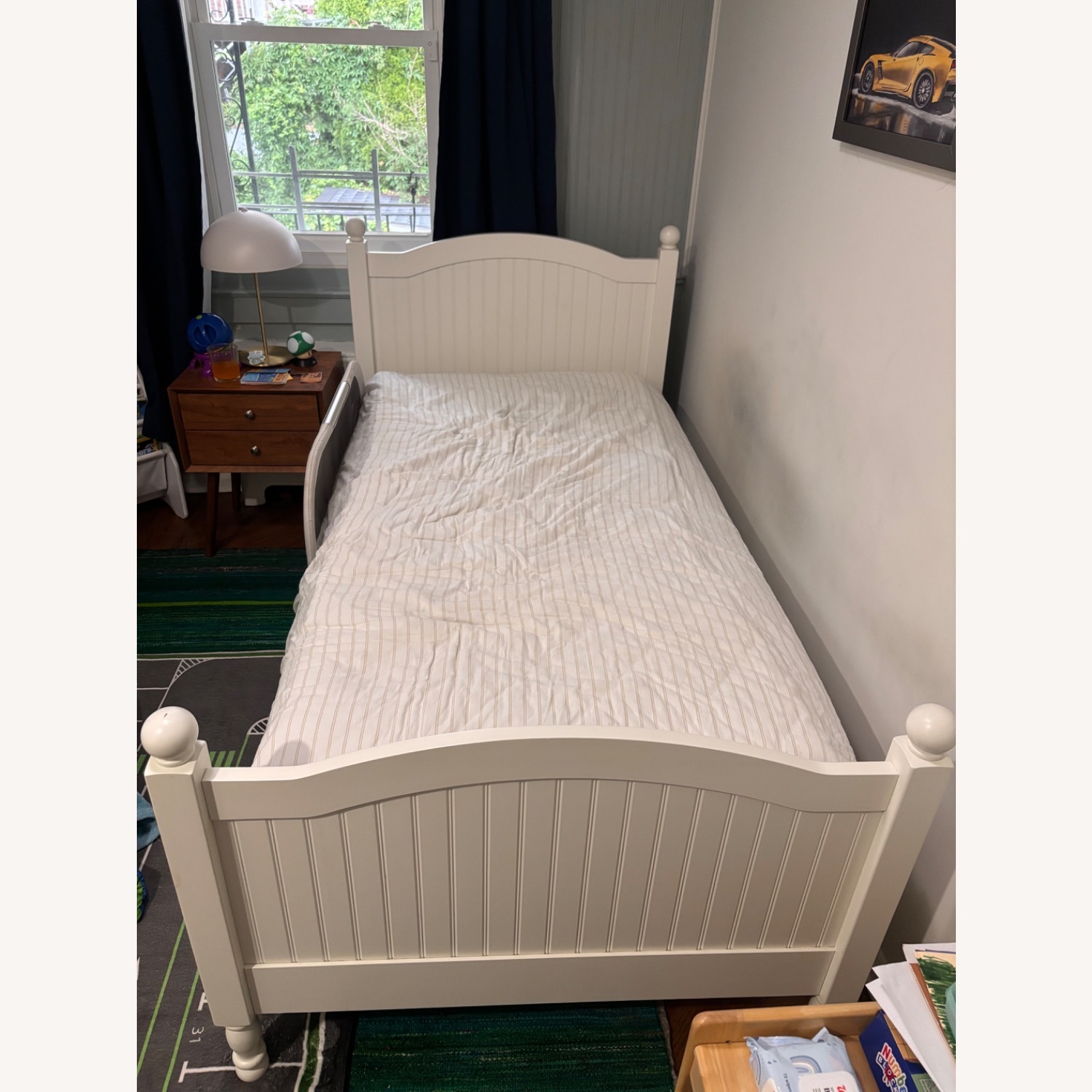 Pottery Barn Kids Catalina White Wood Twin Bed - image-1