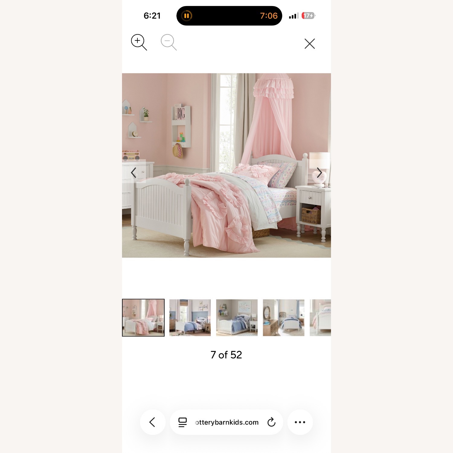 Pottery Barn Kids Catalina White Wood Twin Bed - image-9