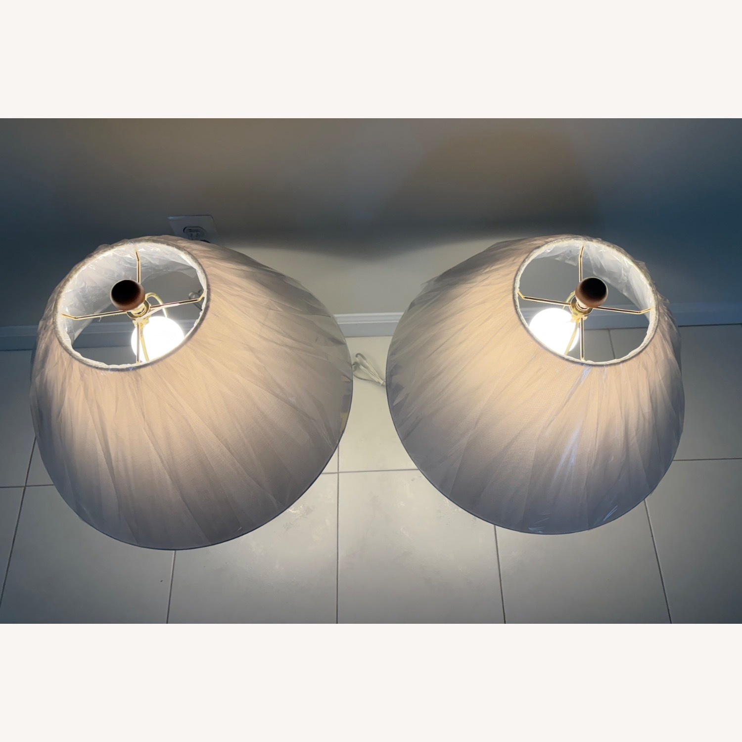 Ralph Lauren Porcelain Double Gourd Table Lamps - image-6