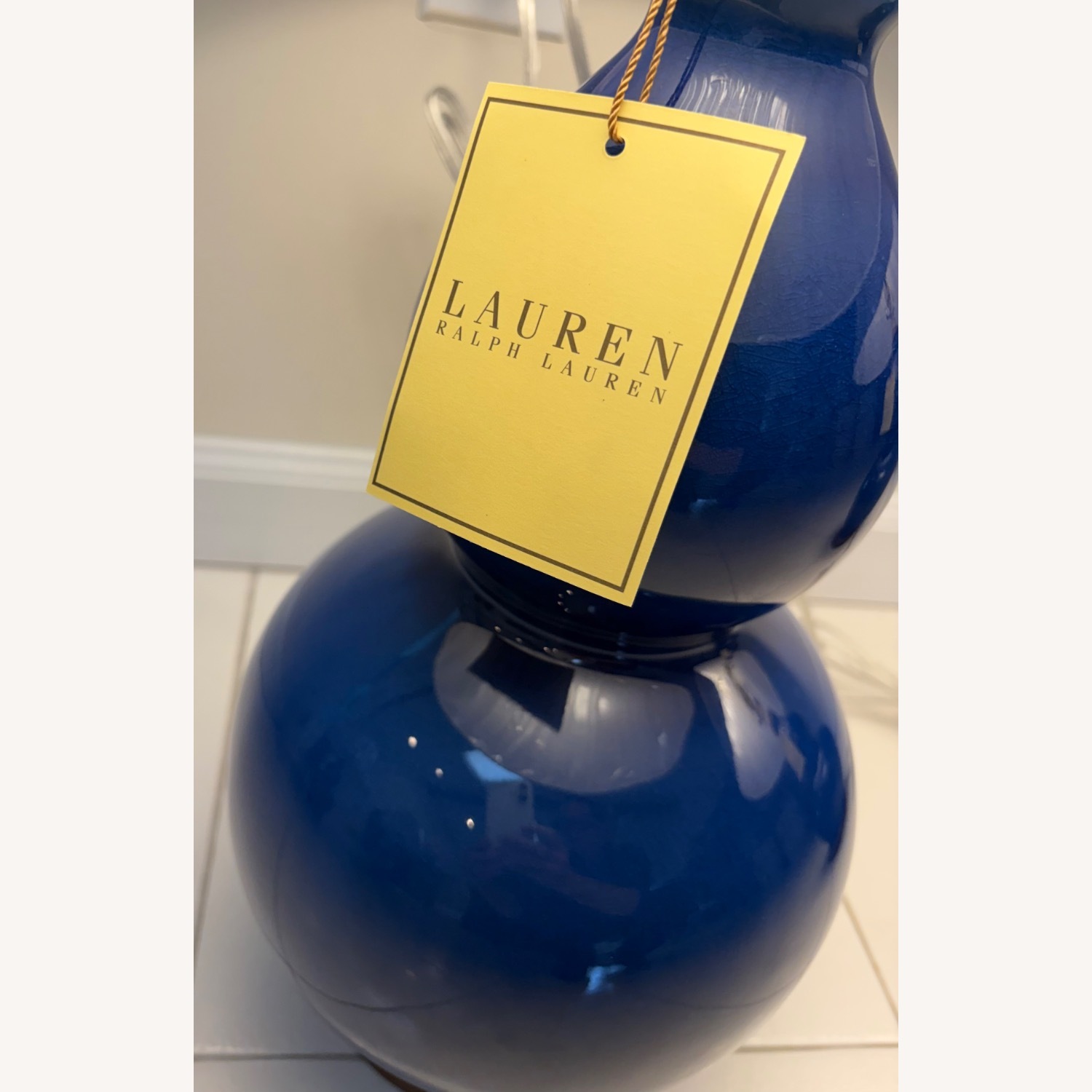 Ralph Lauren Porcelain Double Gourd Table Lamps - image-4