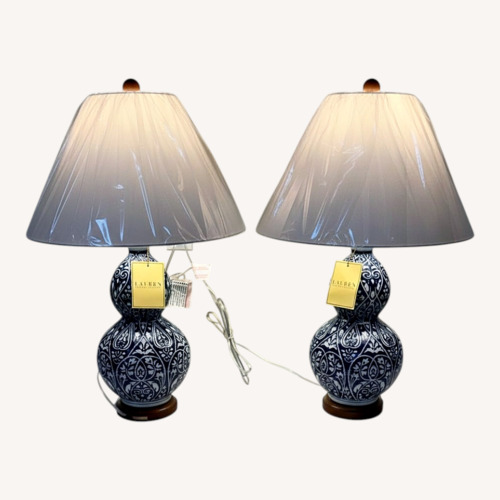 Used Ralph Lauren Double Gourd Chinoiserie Table Lamps for sale on AptDeco