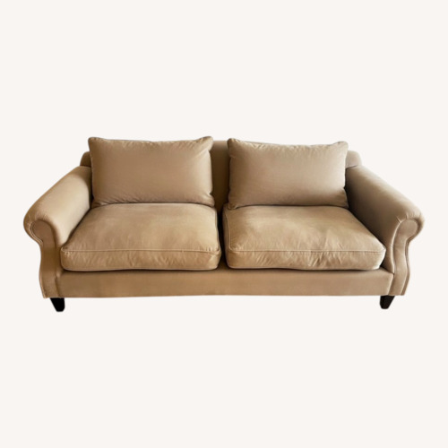 Used Light Brown Fabric Loveseat for sale on AptDeco