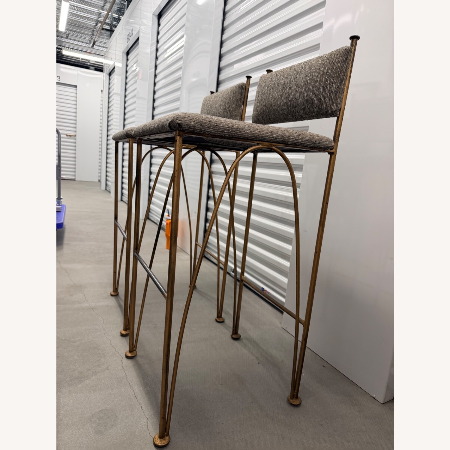 Vintage Mid-Century Modern Counter Stools - image-3