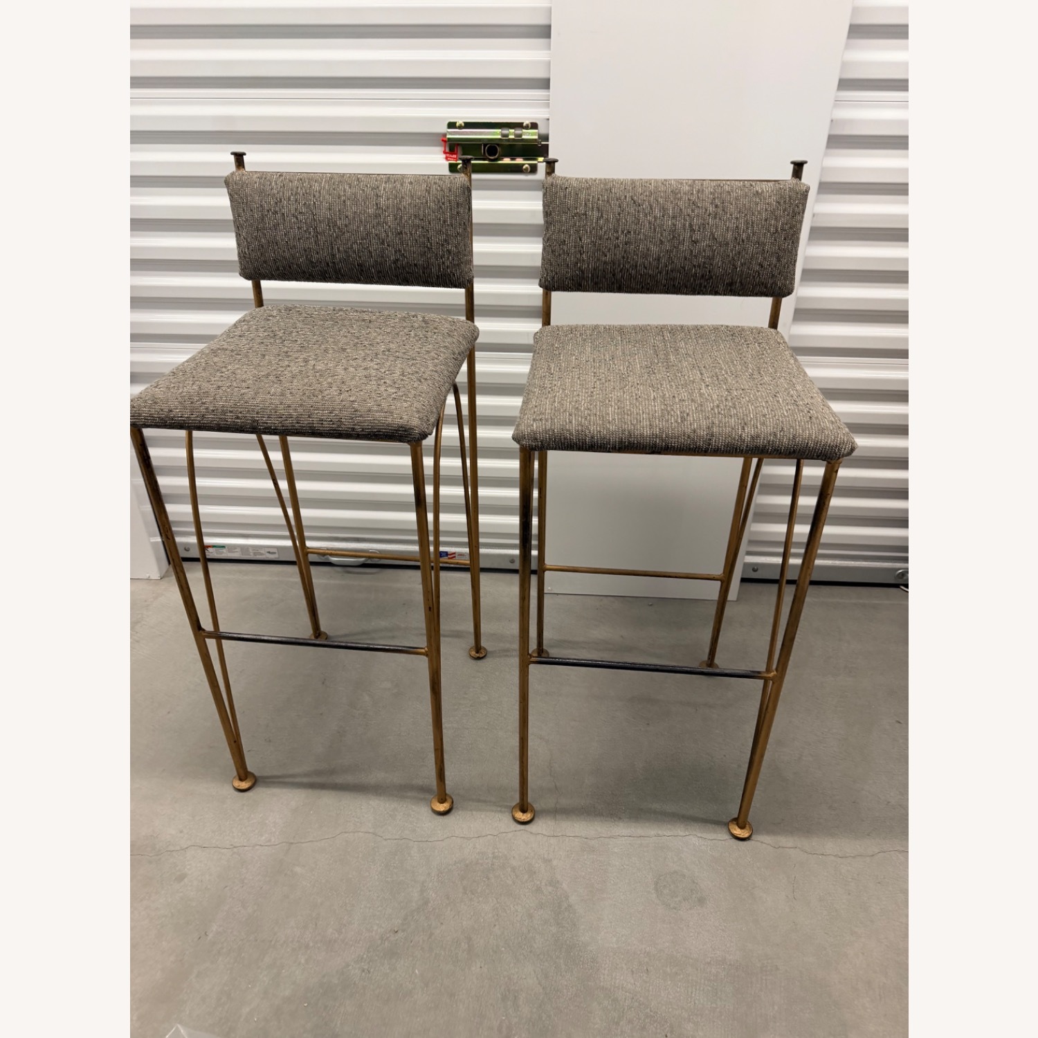 Vintage Mid-Century Modern Counter Stools - image-2