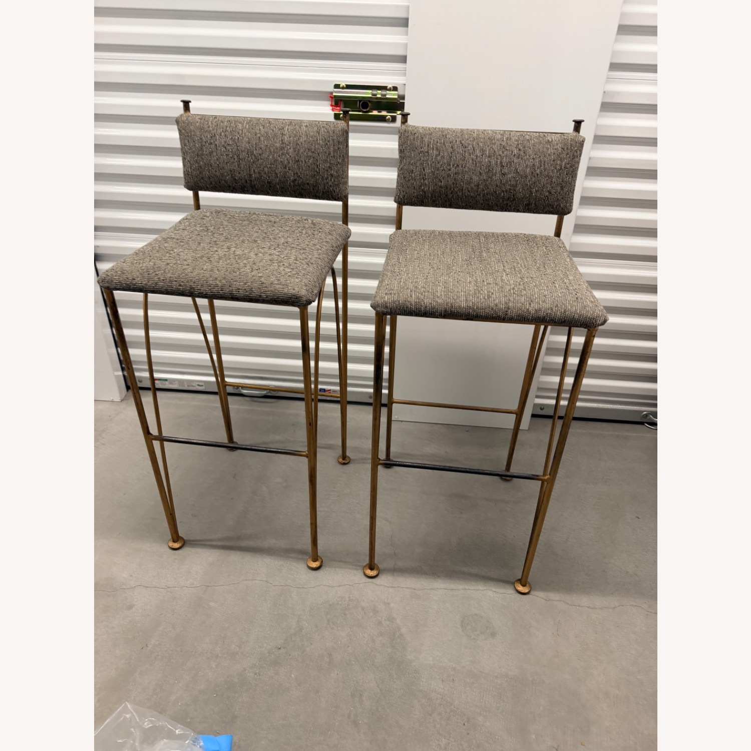 Vintage Mid-Century Modern Counter Stools - image-1