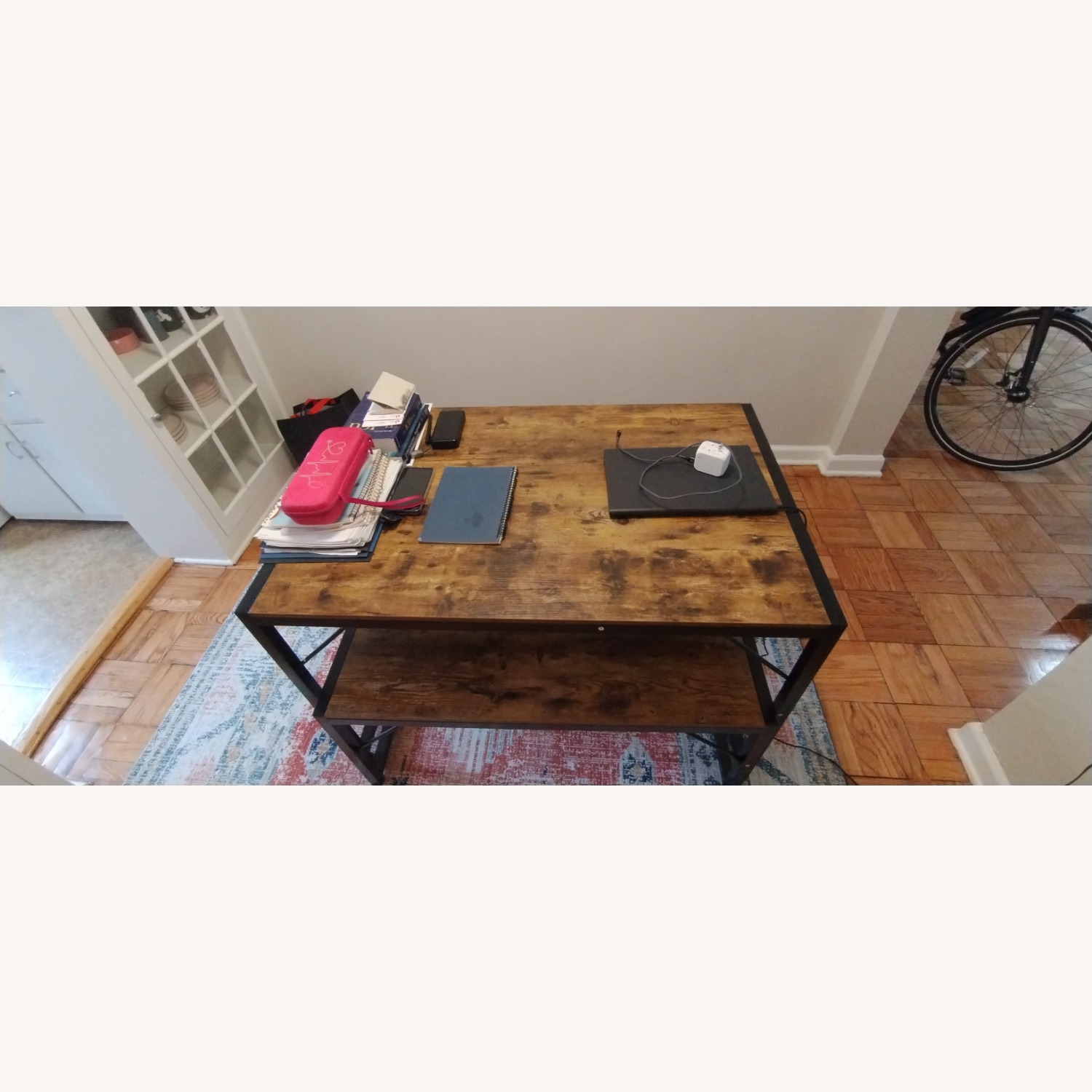 Ebern Design Ezzah Rectangular Dining Set with Benches - image-1