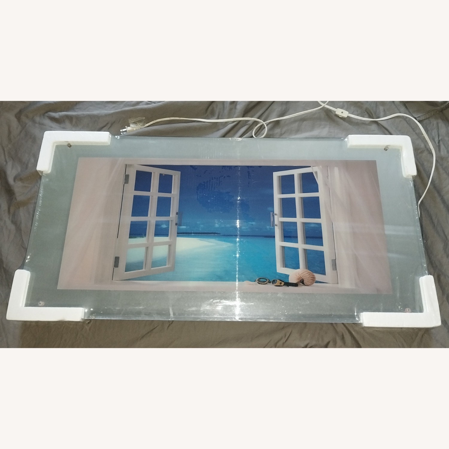 Lighted Motion Picture Mirrored Tropical Beach - image-4