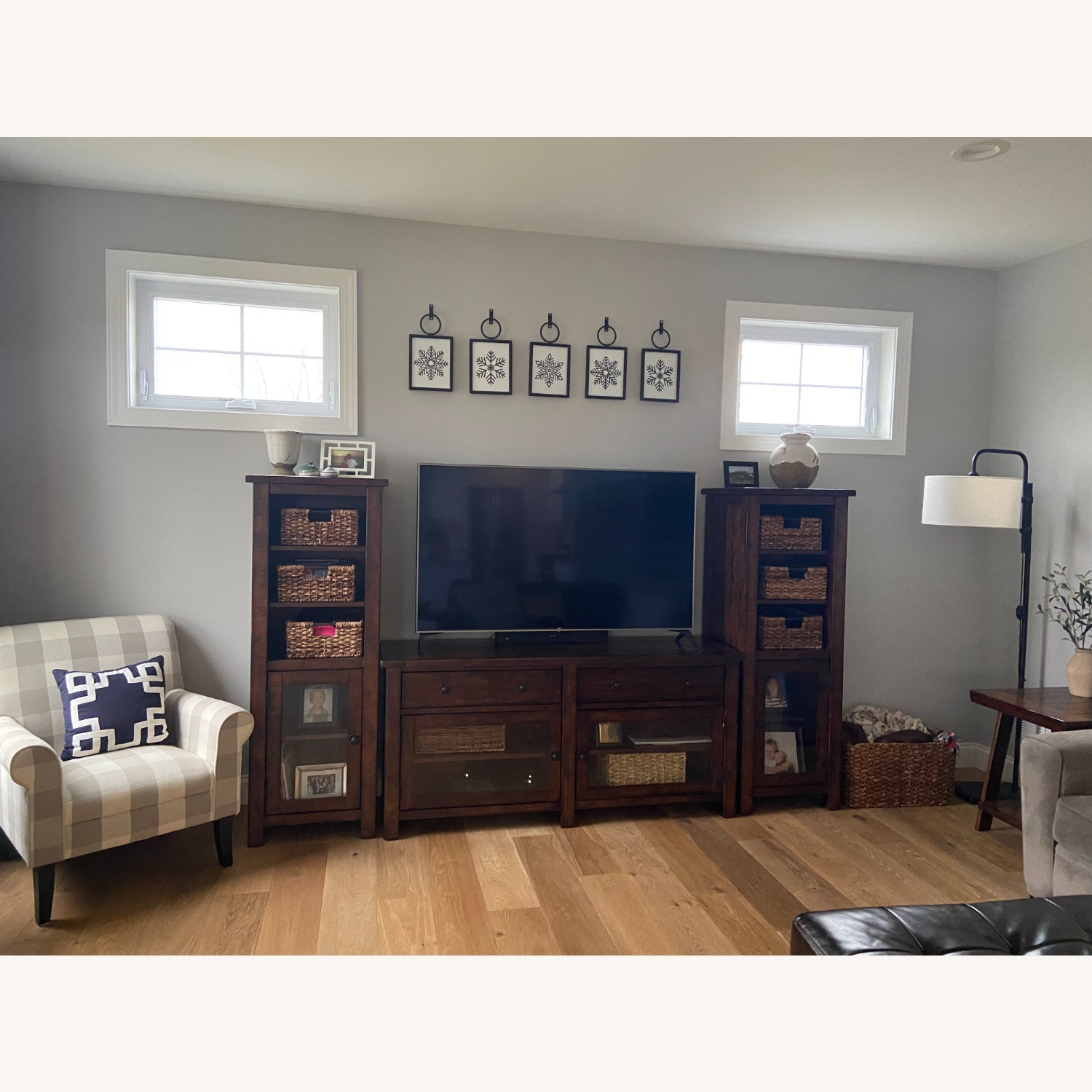 Pottery Barn Benchwright Grand Console & Towers - image-2