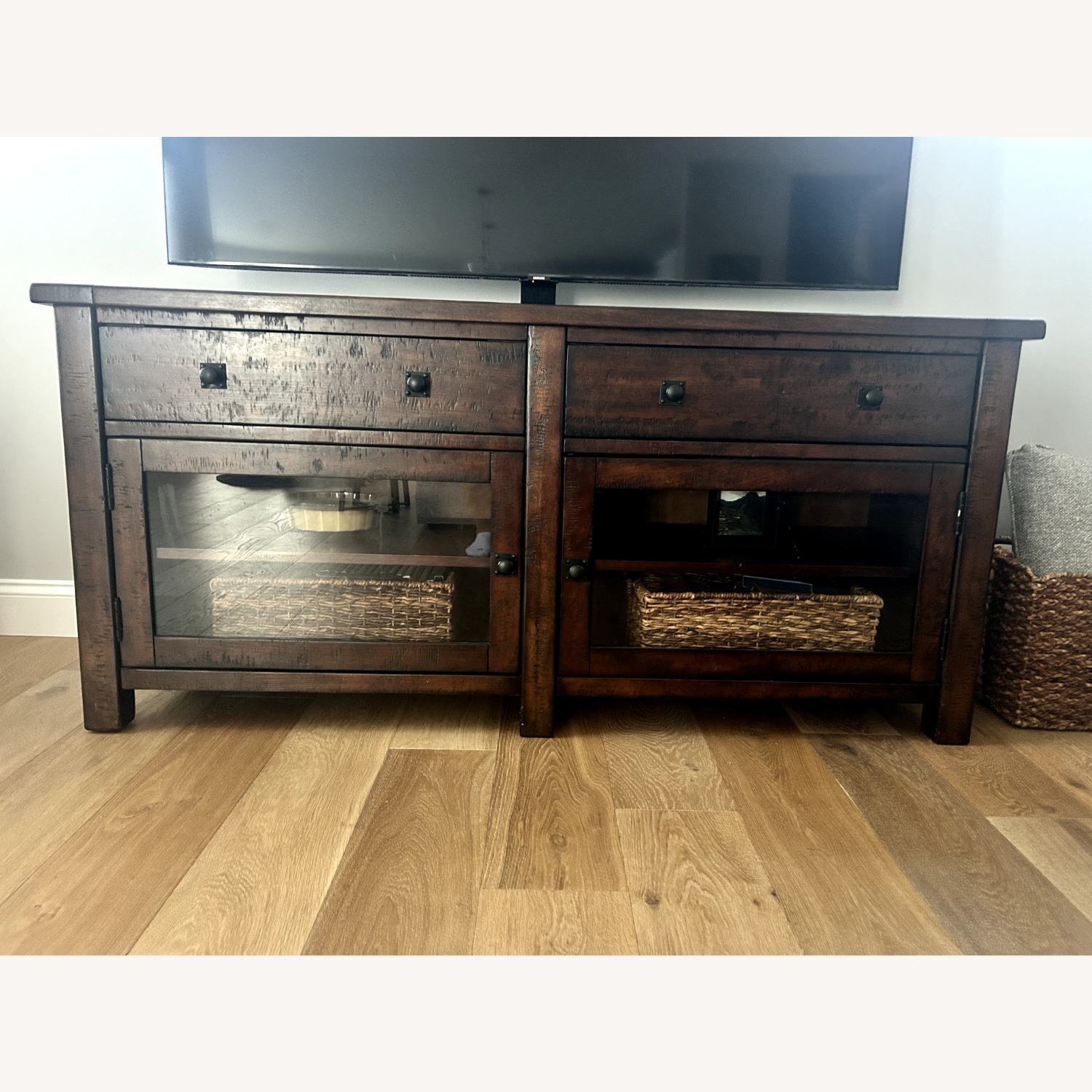 Pottery Barn Benchwright Grand Console & Towers - image-3