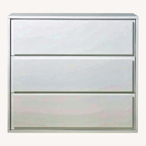 Used CB2 Gallery 3-Drawer White Dresser for sale on AptDeco