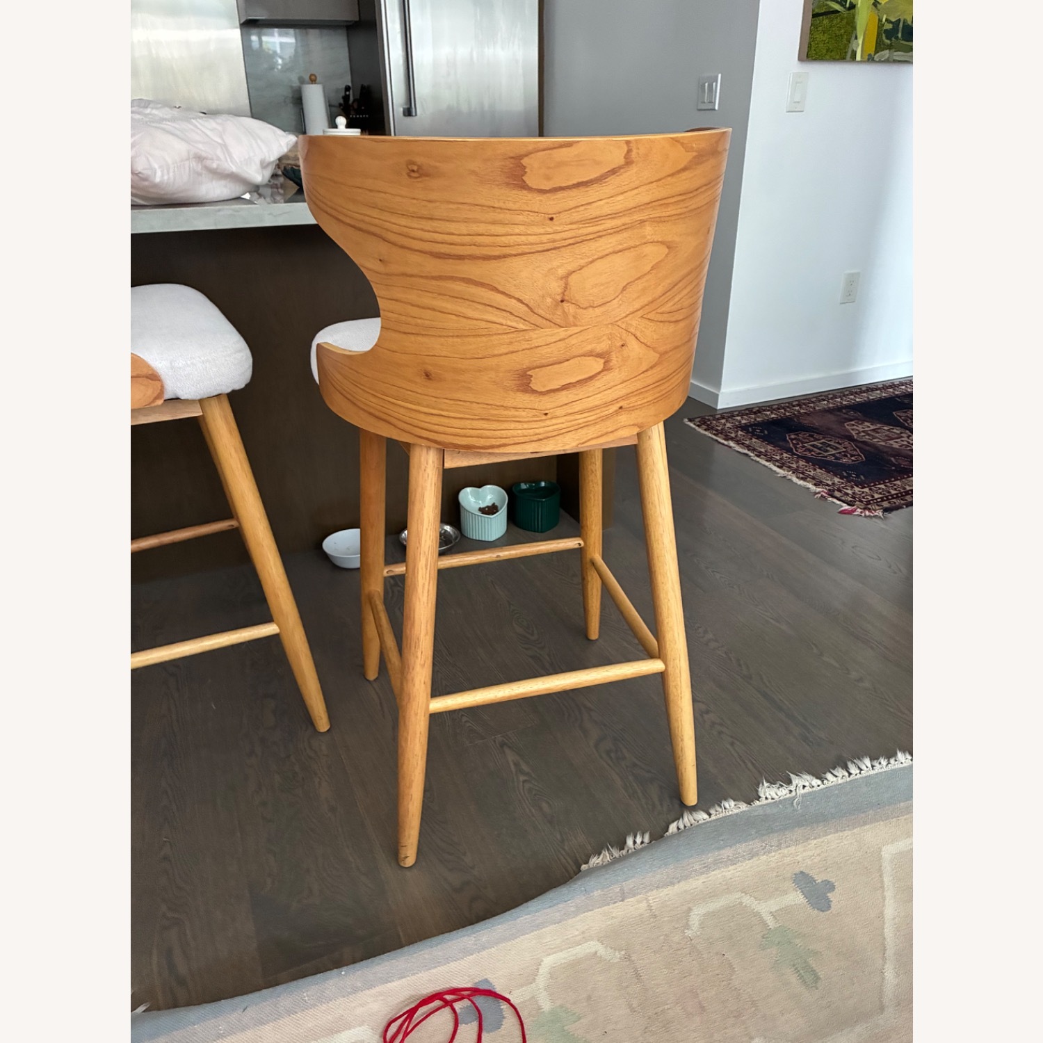Natural Wood Stools - image-3