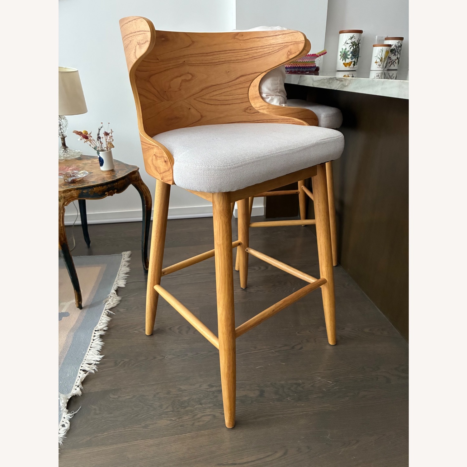 Natural Wood Stools - image-1