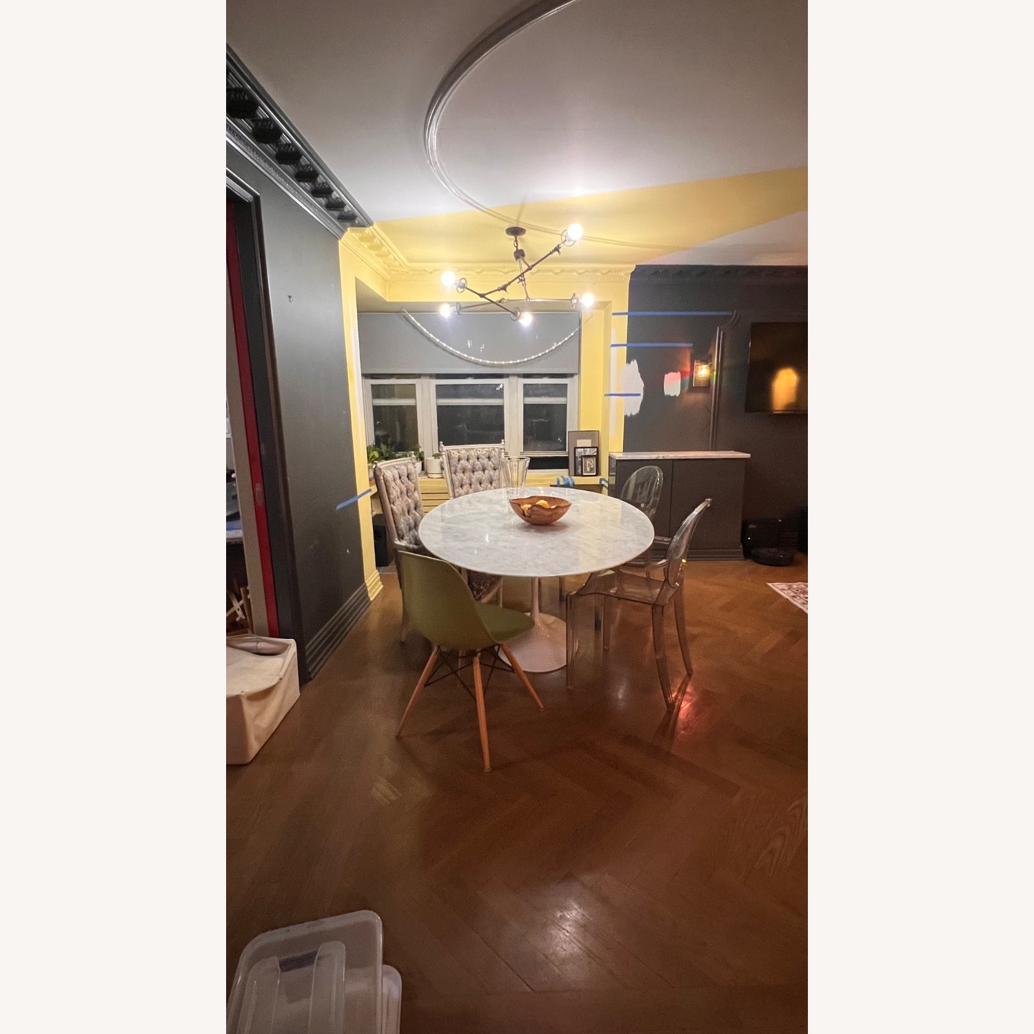 Sit Down NY White Marble Tulip Dining Table - image-2