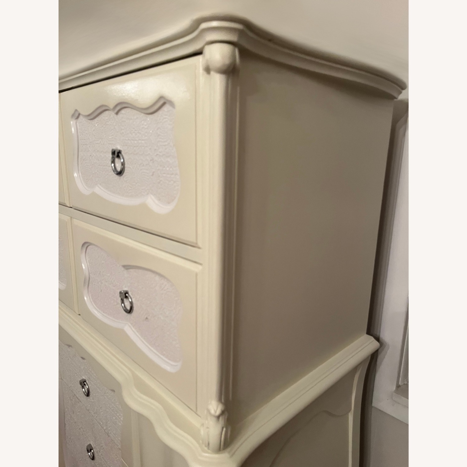 Antique French Provincial Wood Bureau - image-6