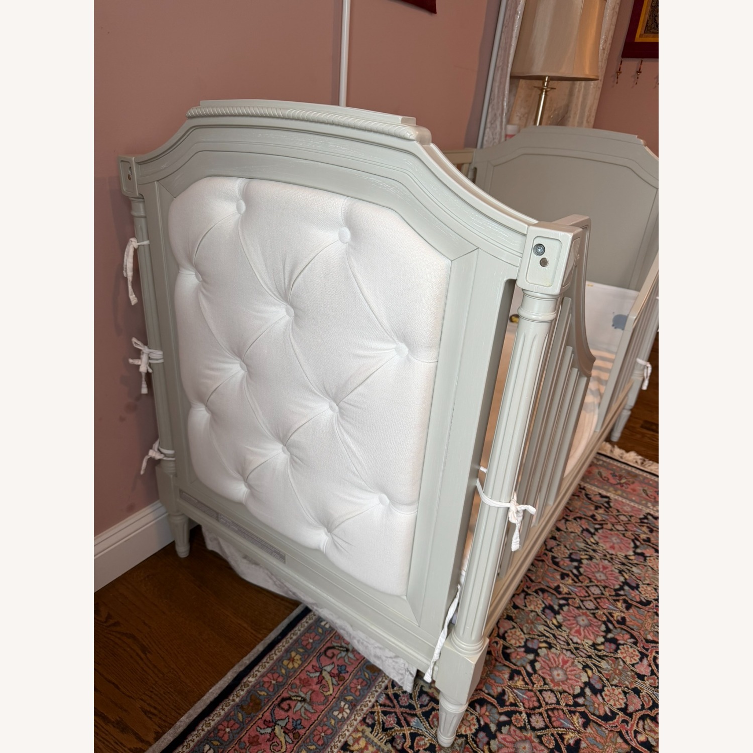 Pottery Barn Blythe Tufted Convertible Crib - image-1