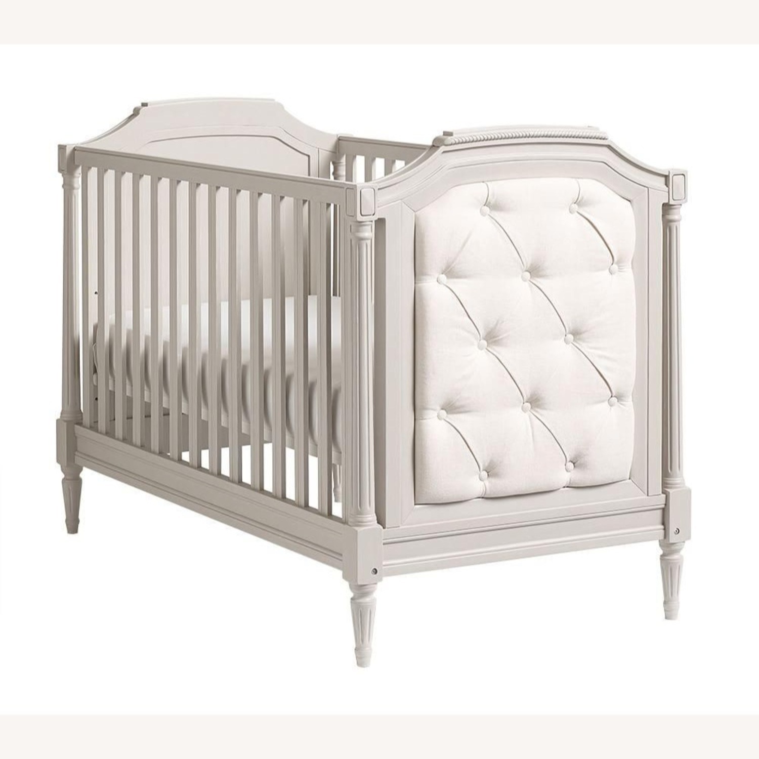 Pottery Barn Blythe Tufted Convertible Crib - image-10