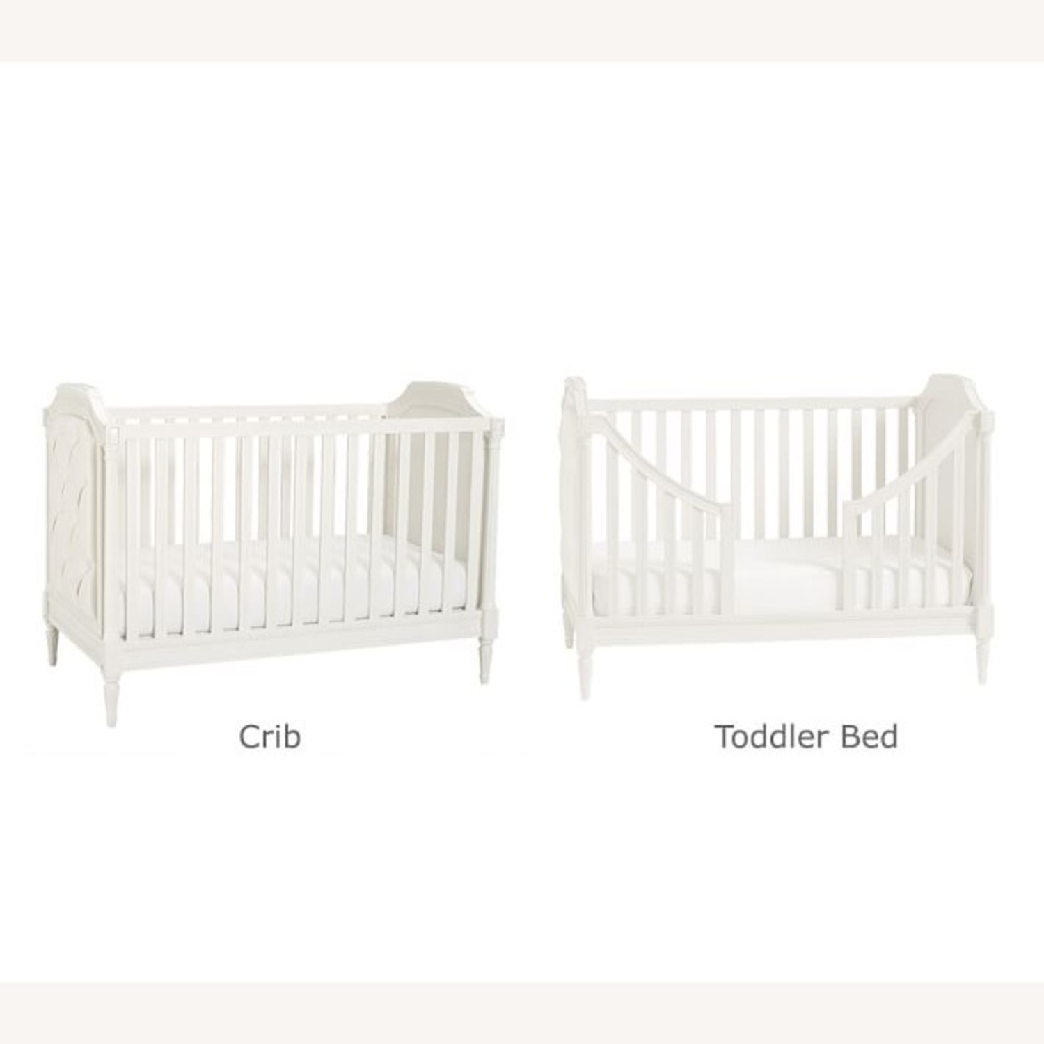 Pottery Barn Blythe Tufted Convertible Crib - image-6