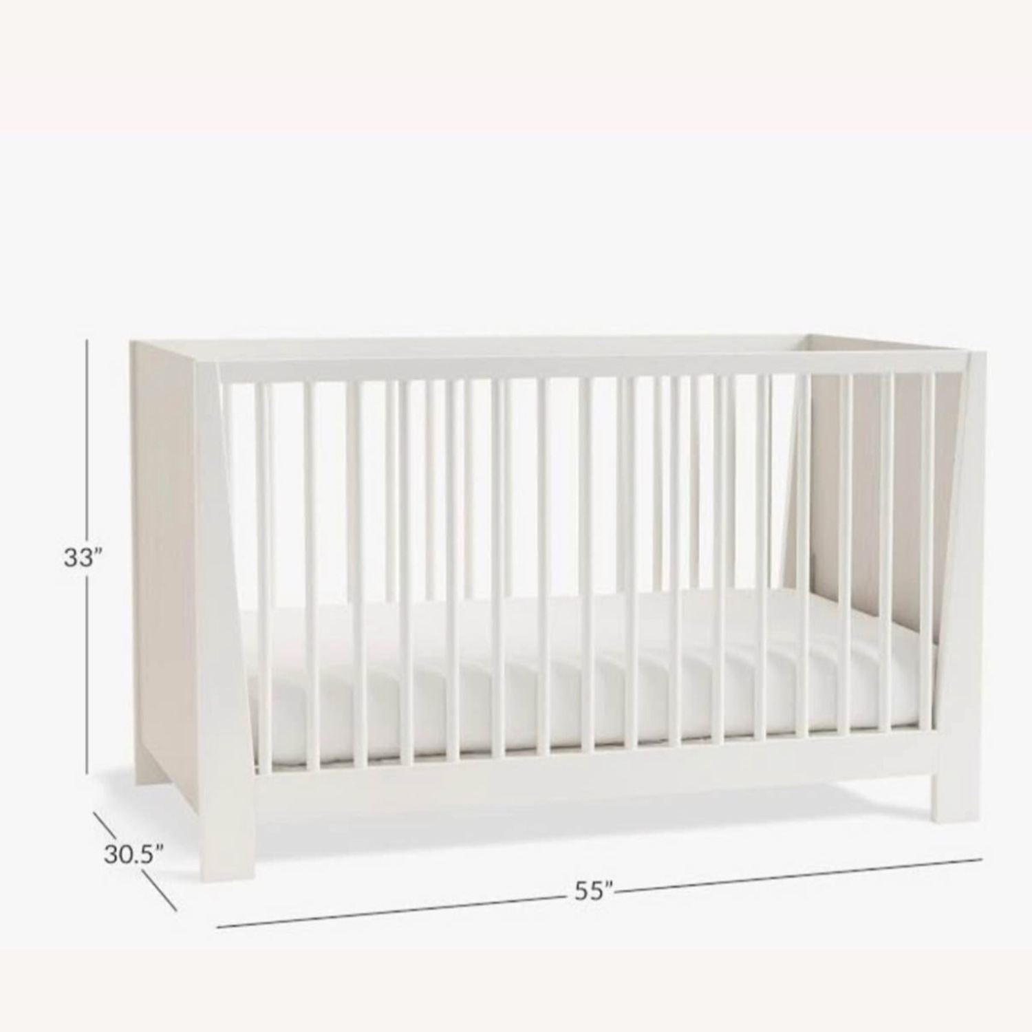 Milo Two Tone Crib + Toddler Bed Converter - image-2