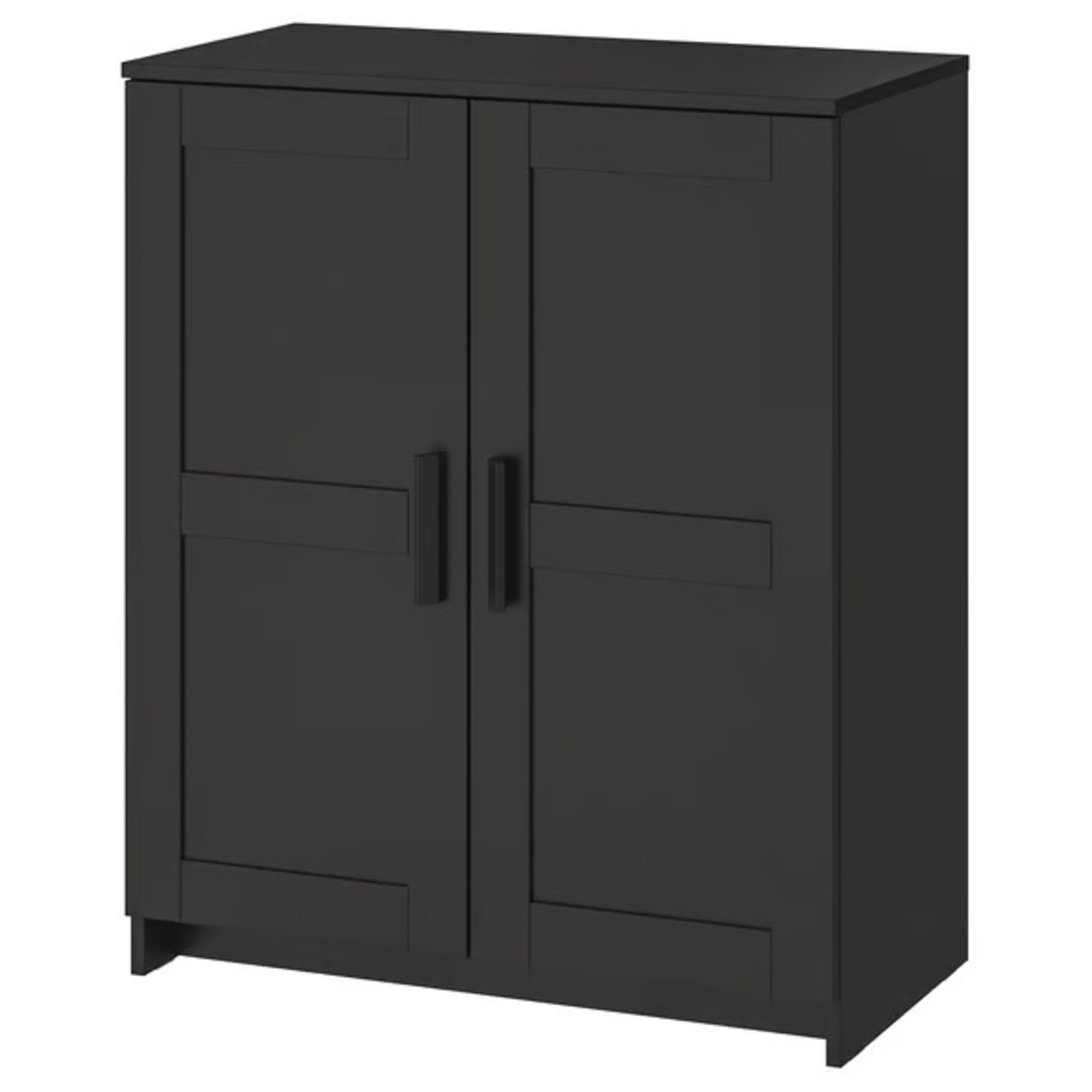 IKEA BRIMNES Cabinet With Doors, Black - image-4