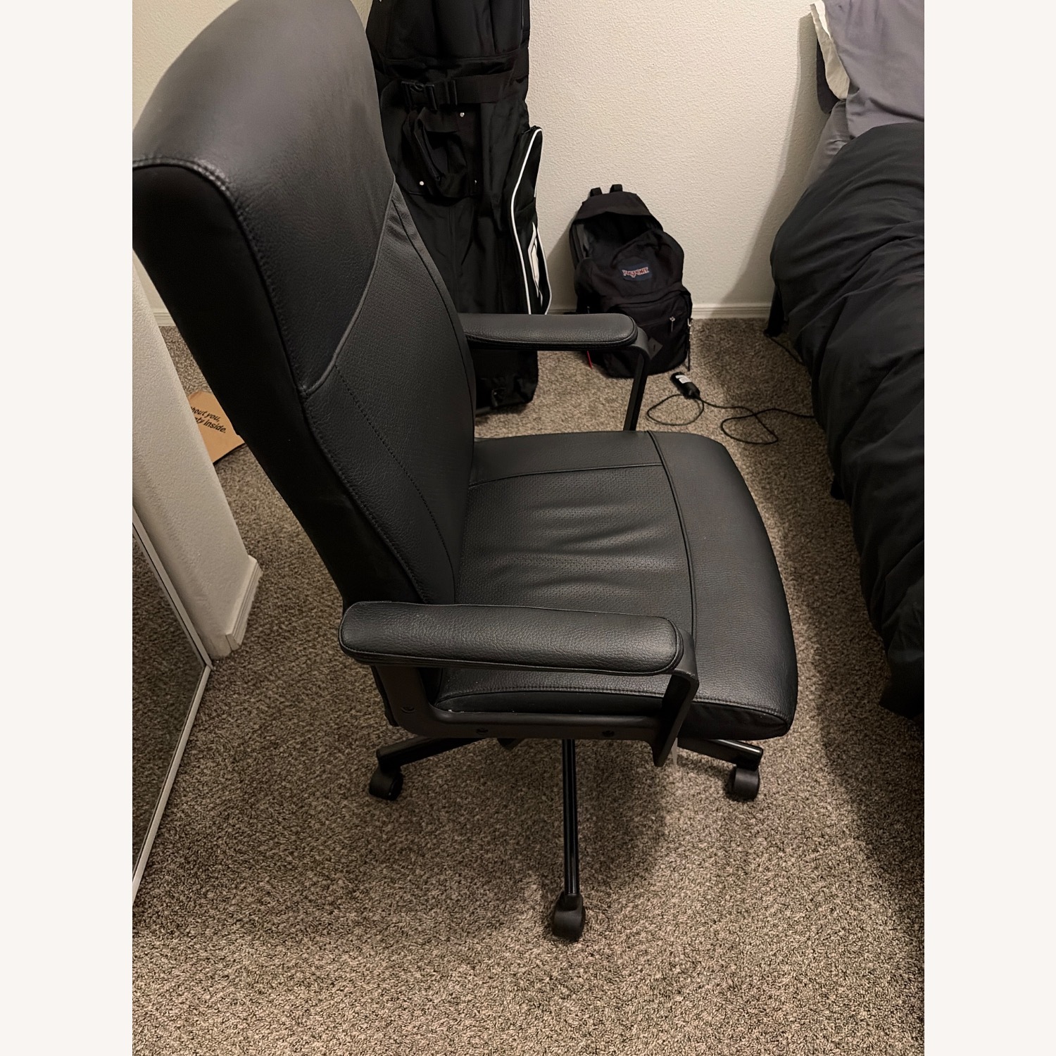 IKEA MILLBERGET Swivel Chair, Murum Black - image-3