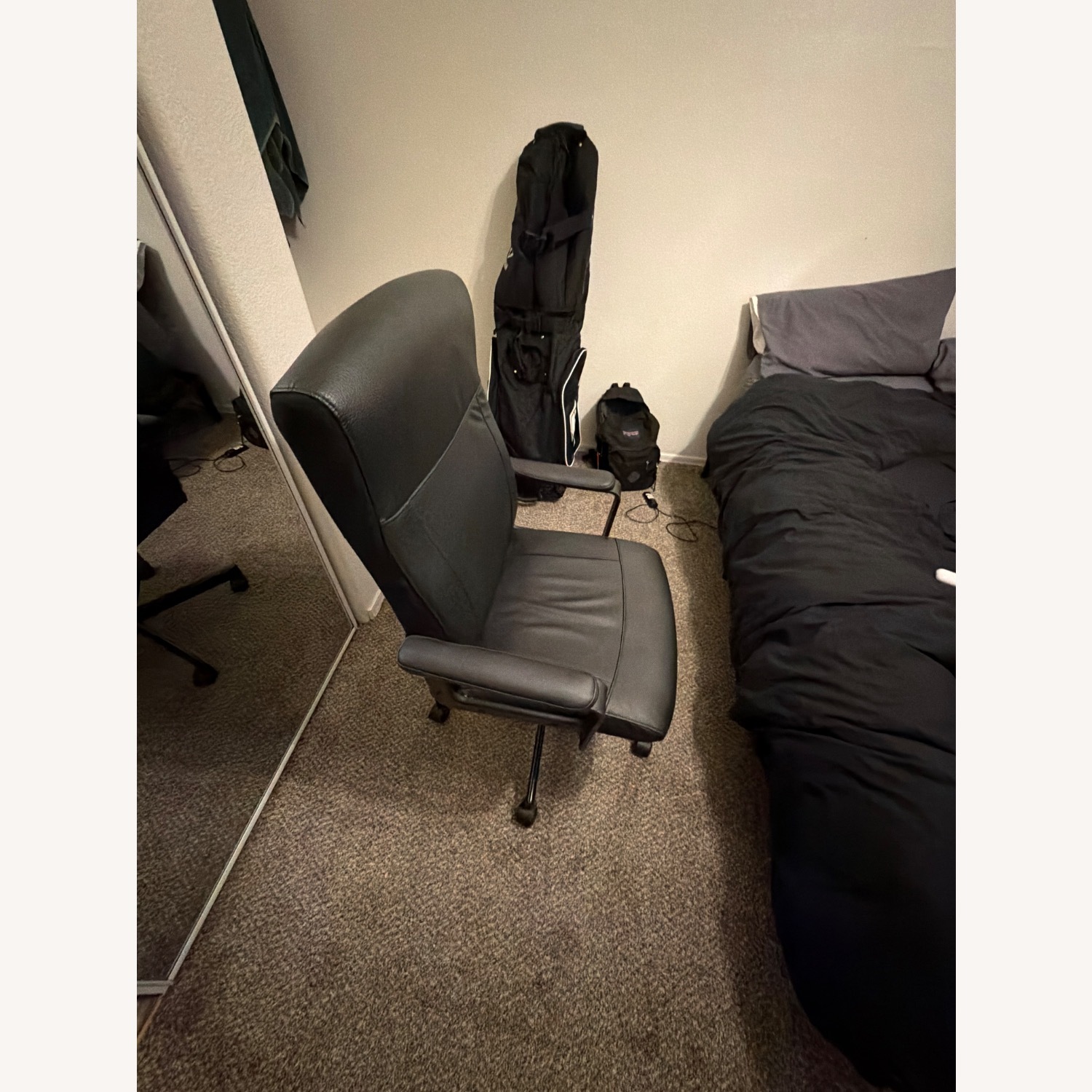 IKEA MILLBERGET Swivel Chair, Murum Black - image-2