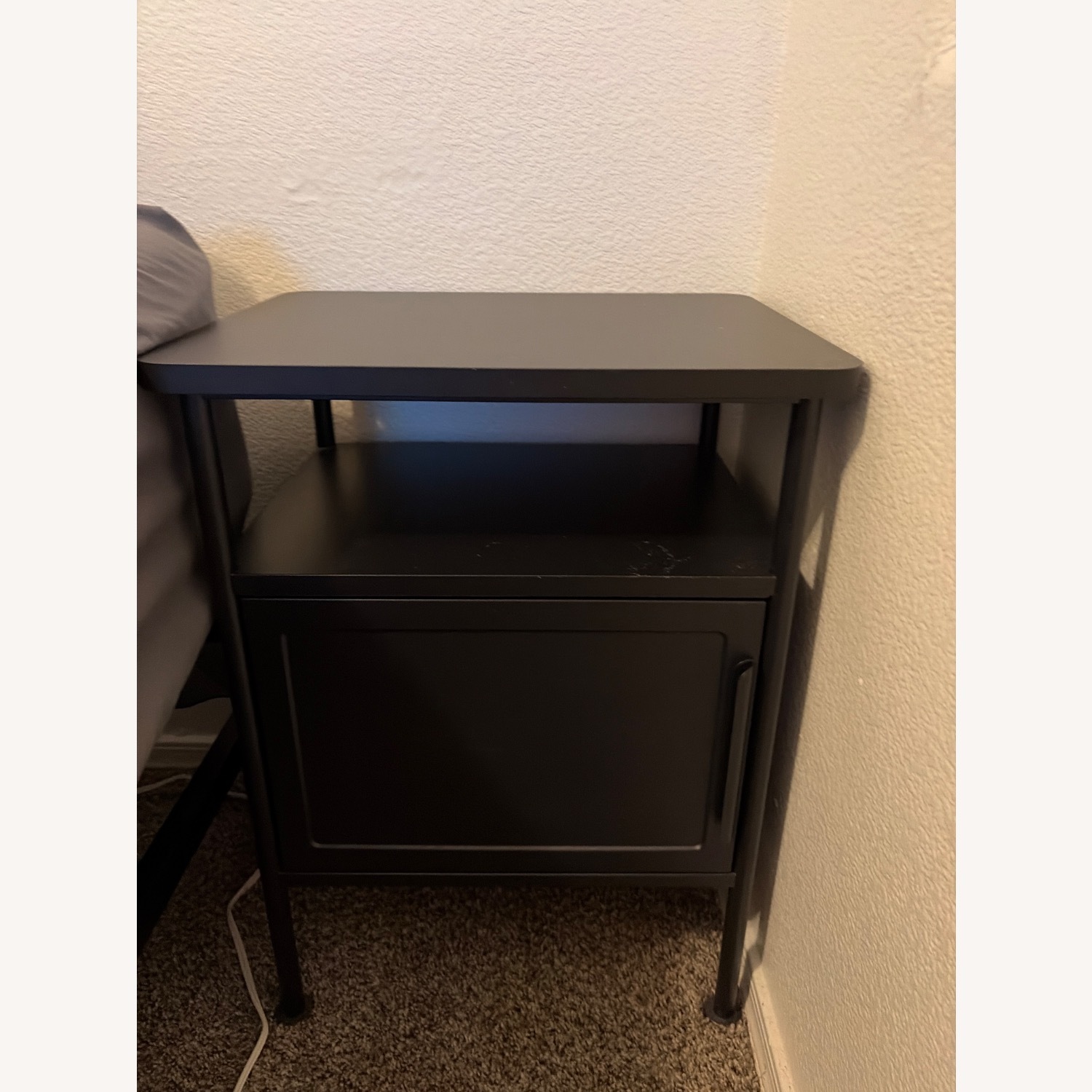 IKEA GRÅFJÄLLET Nightstand, Anthracite - image-3