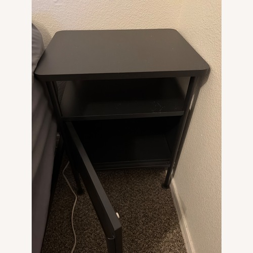 Used IKEA GRÅFJÄLLET Nightstand, Anthracite for sale on AptDeco