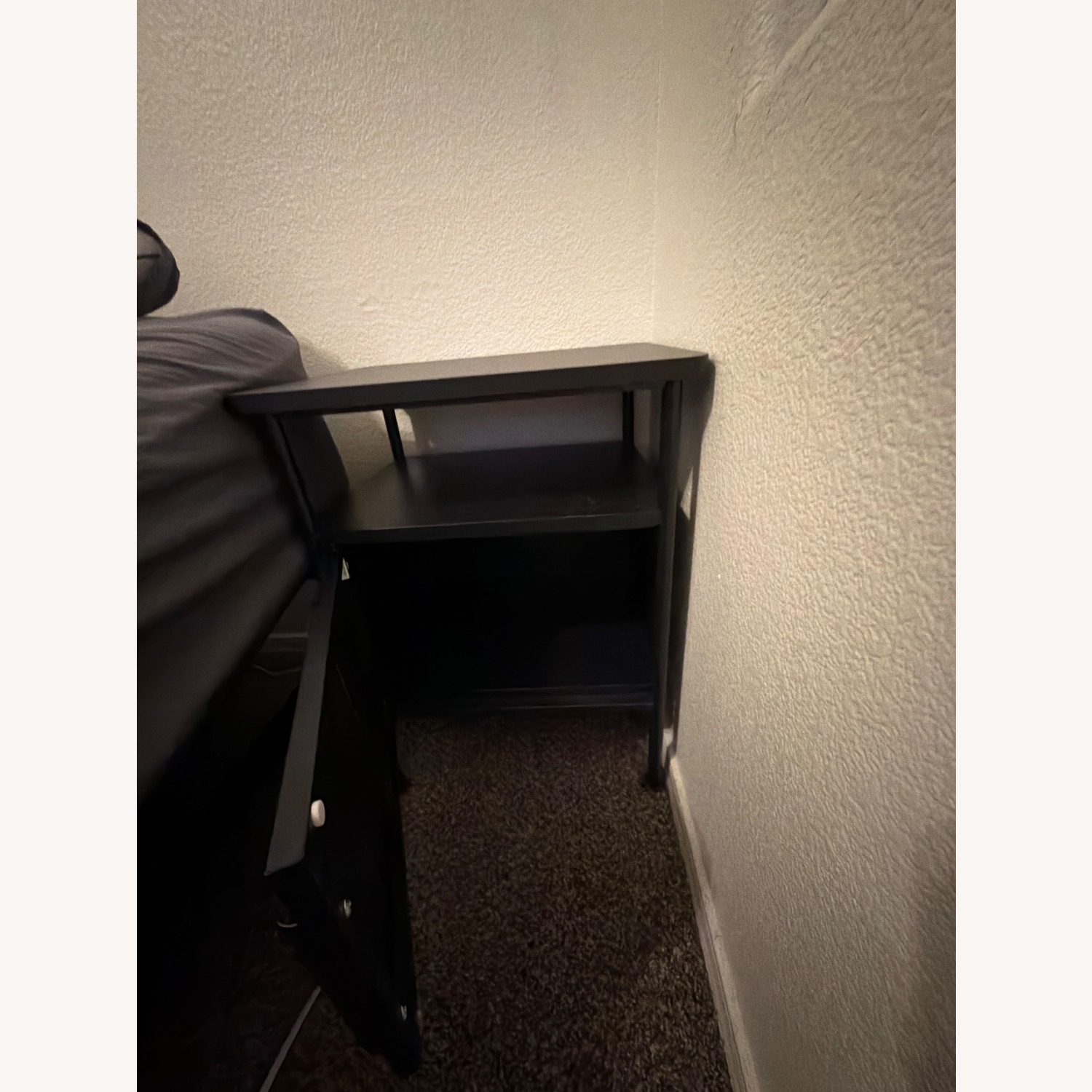 IKEA GRÅFJÄLLET Nightstand, Anthracite - image-2