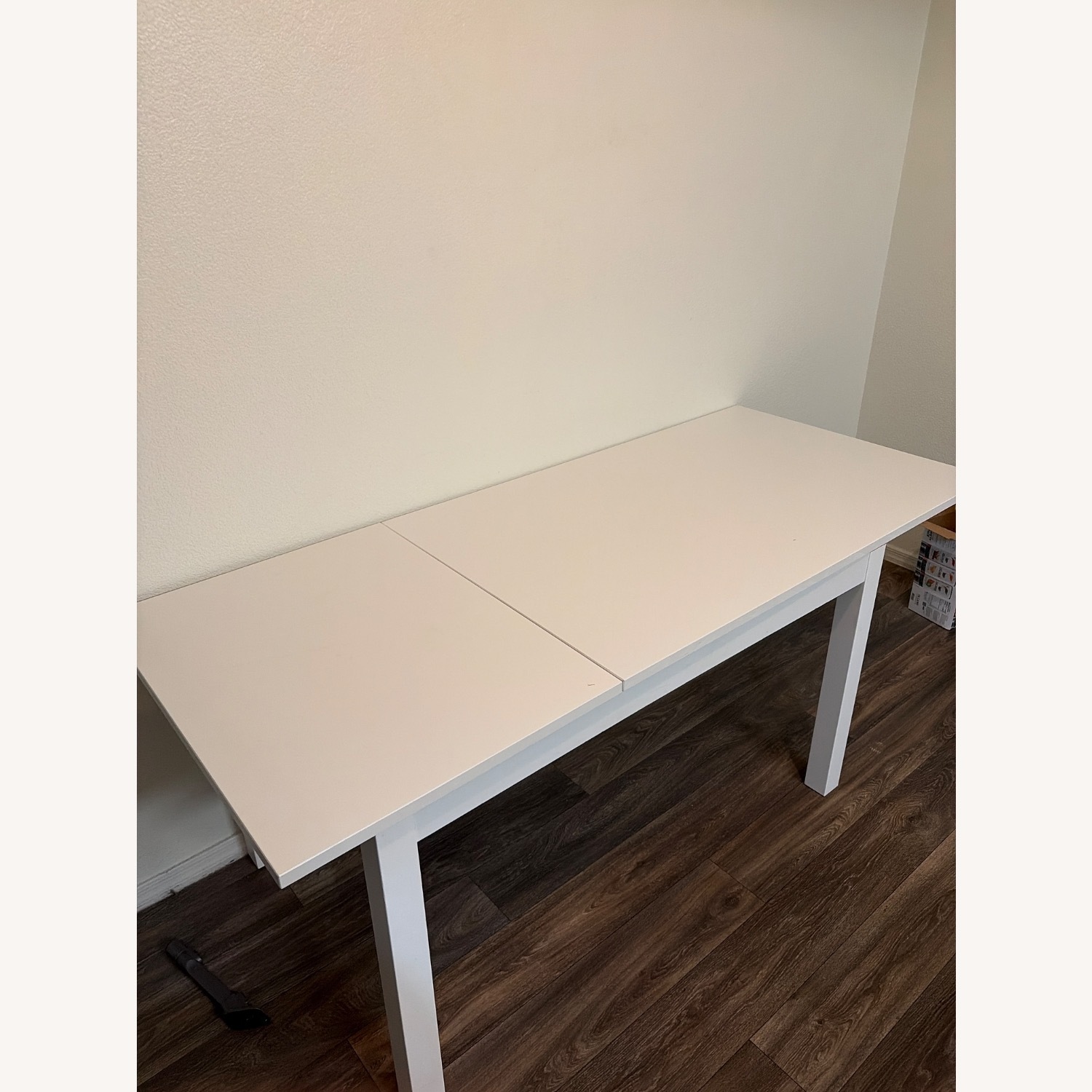 IKEA NÄSINGE Extendable Table, White - image-1