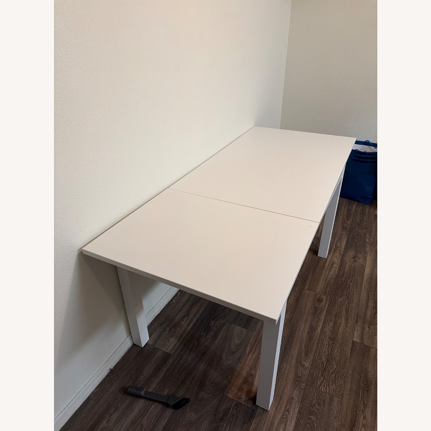 IKEA NÄSINGE Extendable Table, White - image-3