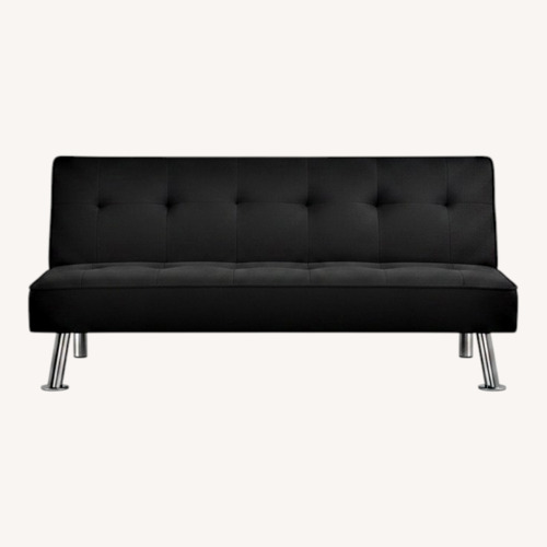 Used Walmart Dark Gray Fabric Futon for sale on AptDeco