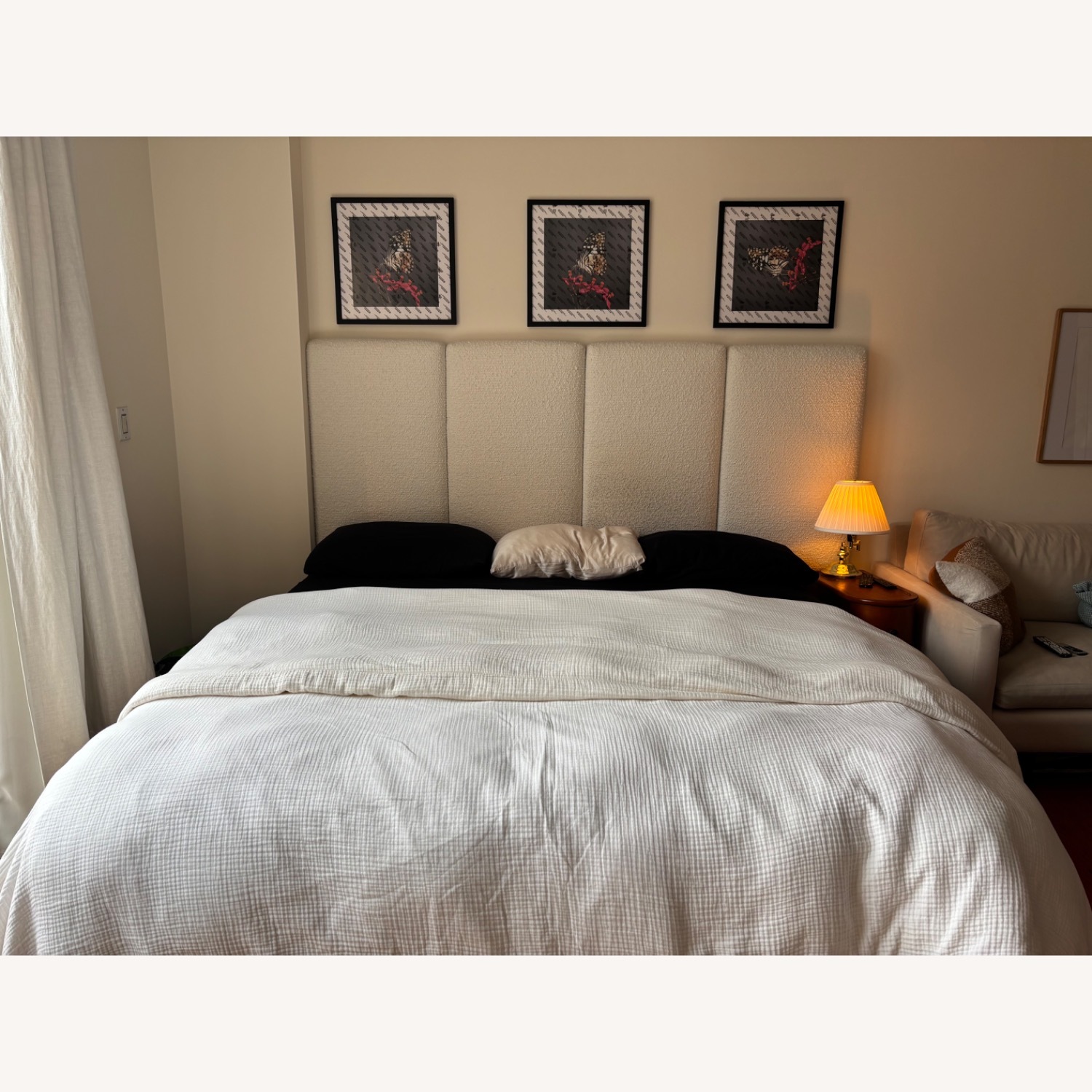Article Basi Dark Brown Wood Headboard - image-3