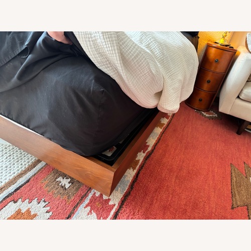 Used Article Basi Dark Brown Wood Headboard for sale on AptDeco