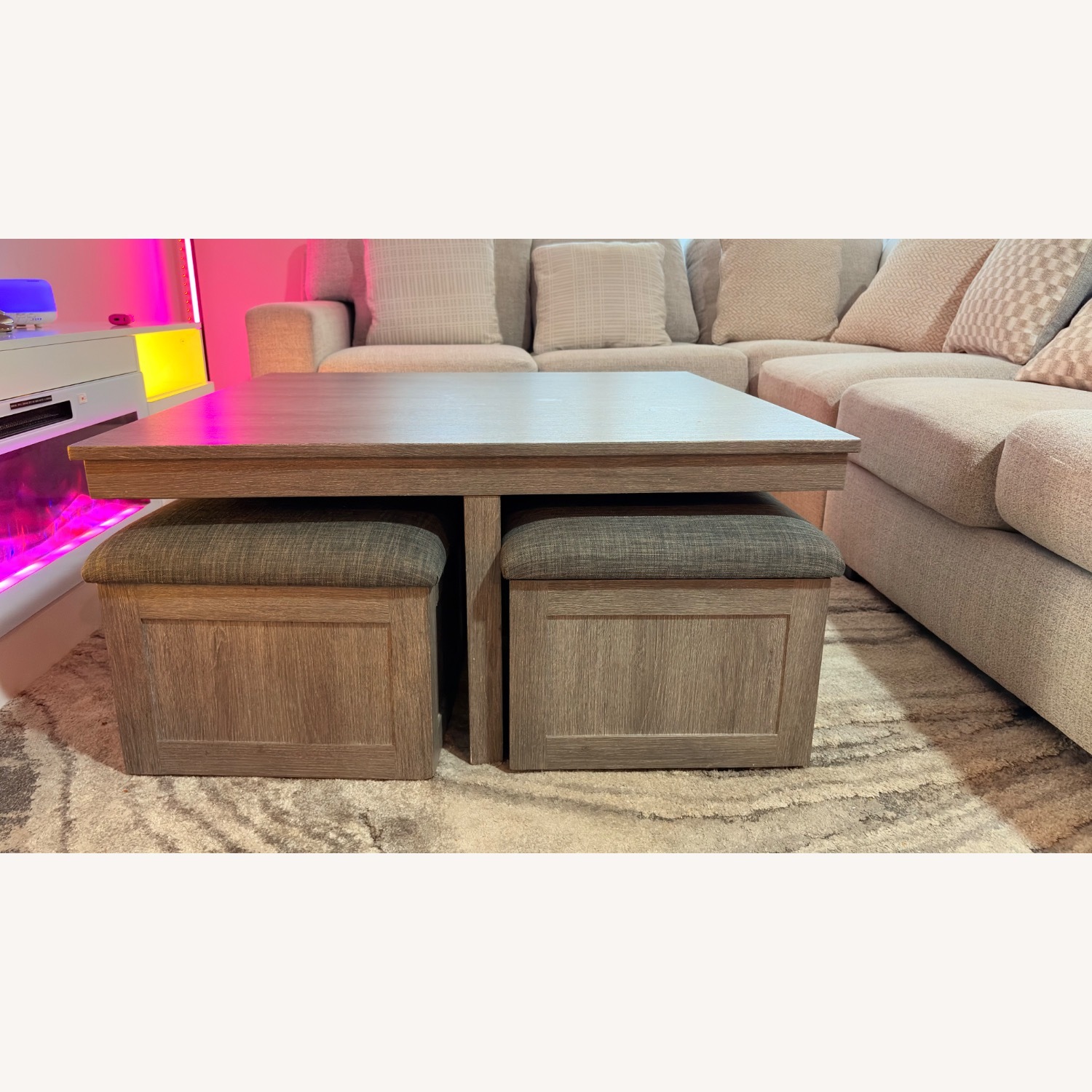 Vintage/Antique Finds Light Brown Coffee Table - image-1