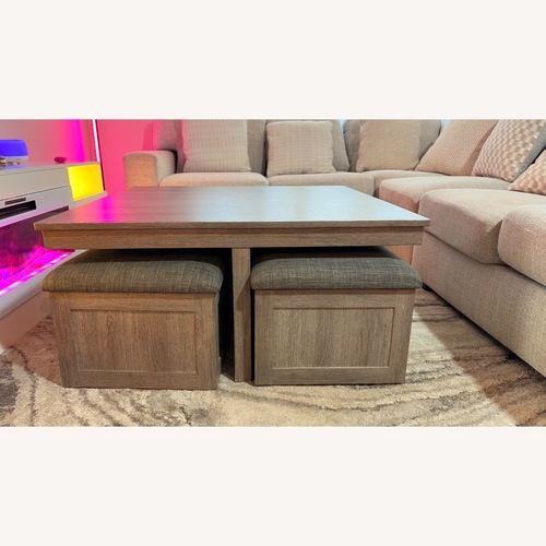 Used Vintage/Antique Finds Light Brown Coffee Table for sale on AptDeco