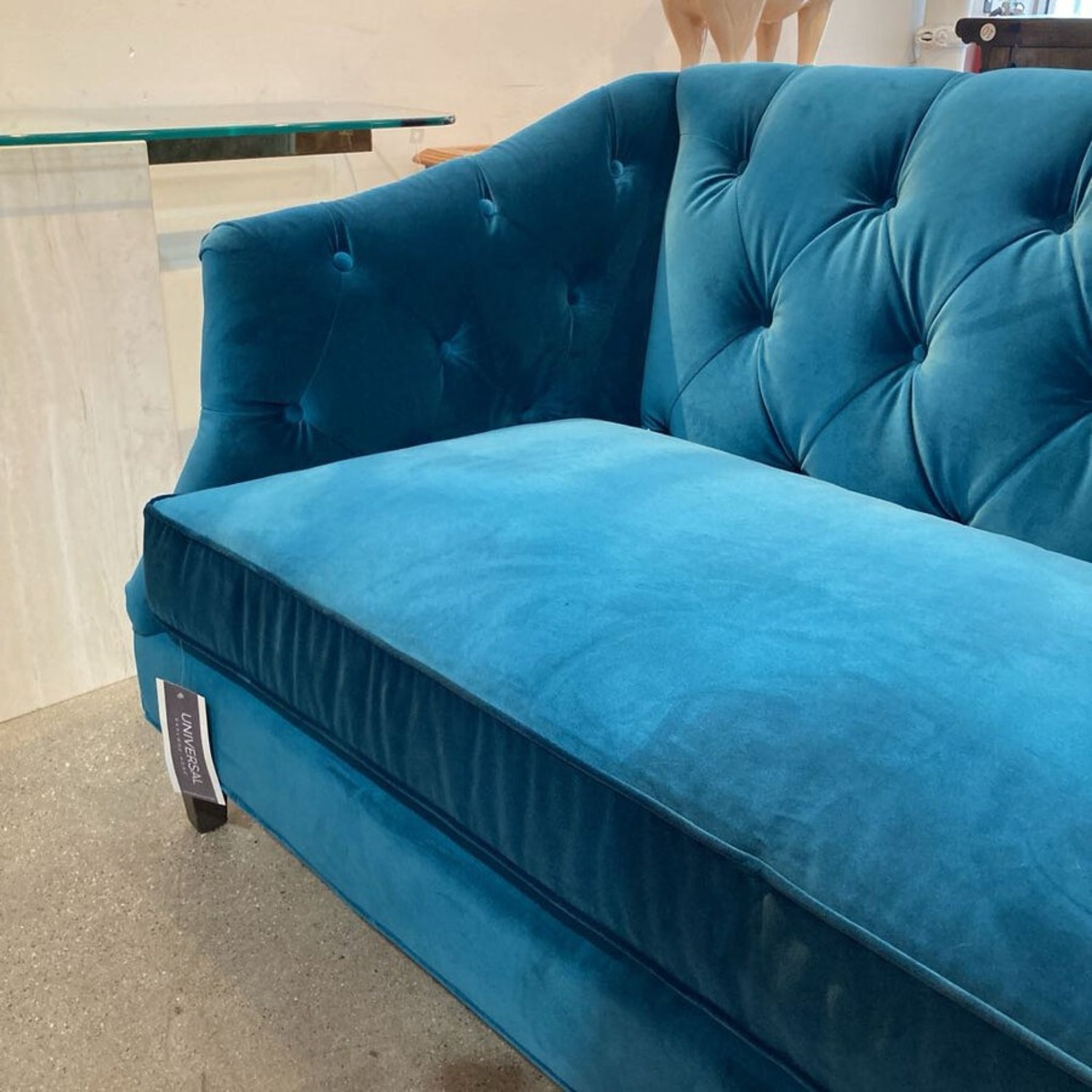 Universal Furniture Camby Sofa Teal - image-4