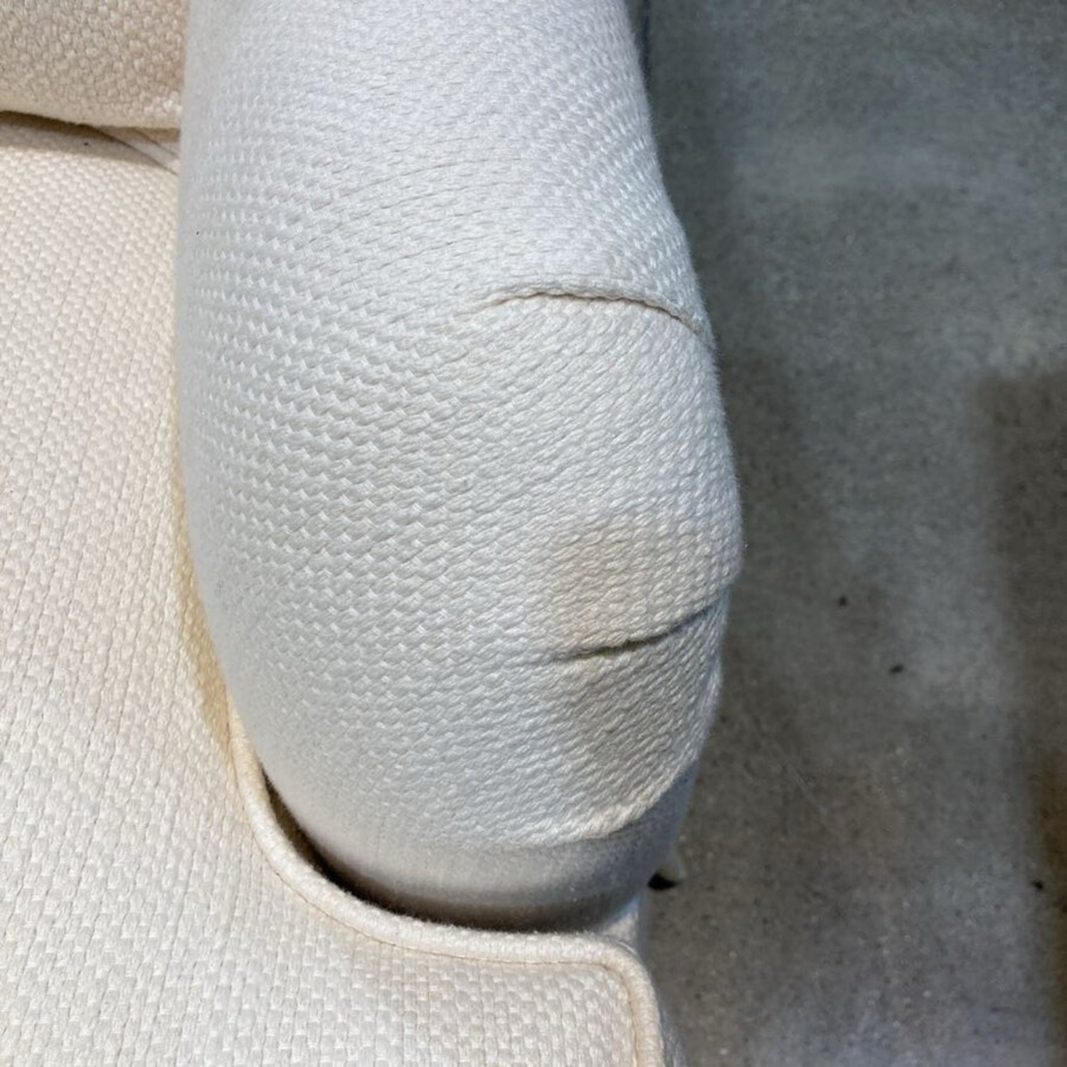 Tailored Skirted Club W Woven Upholstery Chair - image-6
