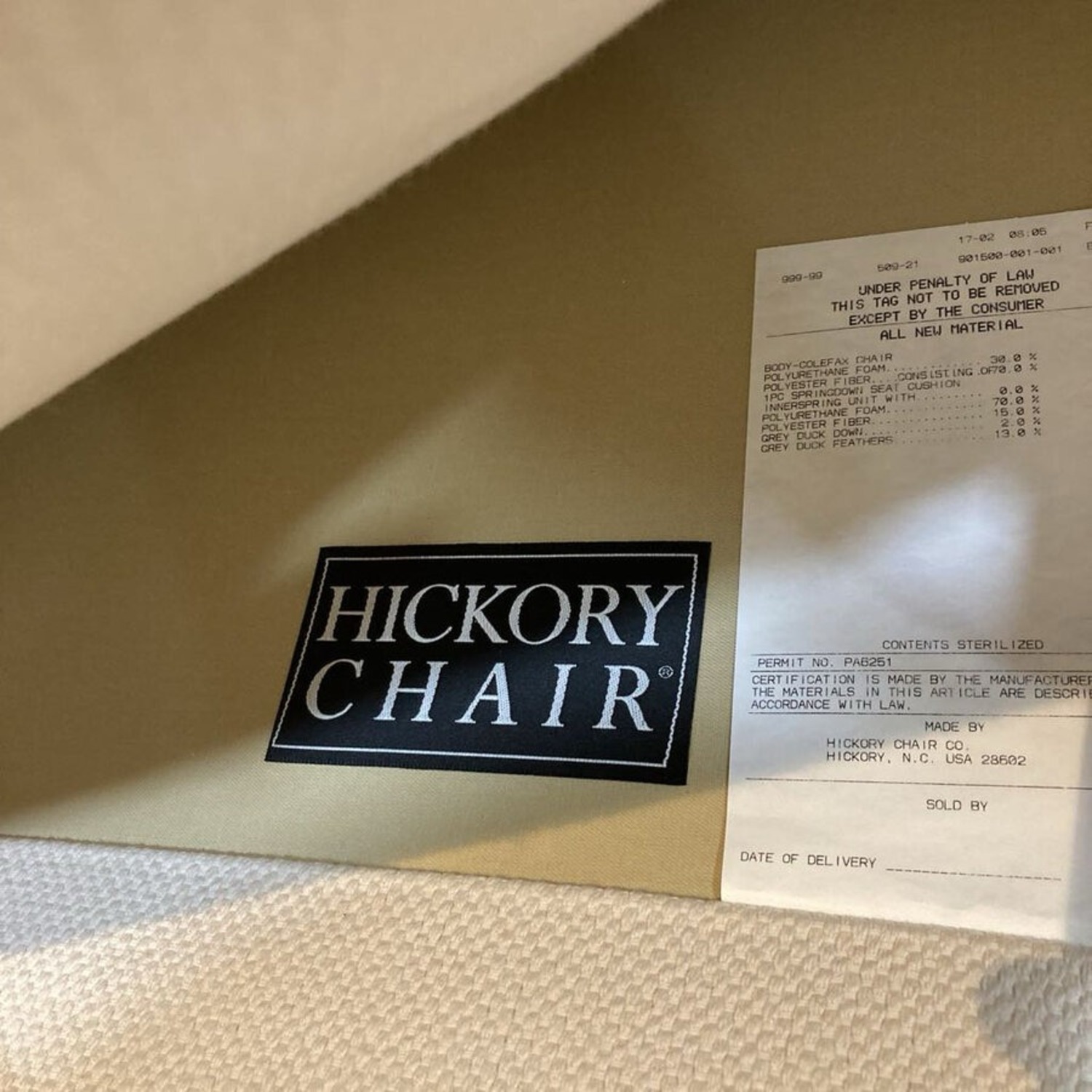 Tailored Skirted Club W Woven Upholstery Chair - image-7