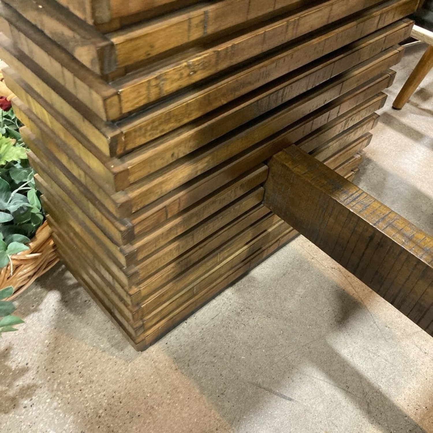 Crate & Barrel Paloma Wood & Glass Desk - image-10