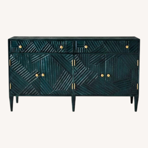 Used Hand Carved Paje Buffet Credenza for sale on AptDeco