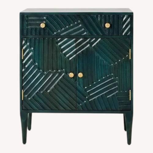 Used Hand Carved Paje Cabinet for sale on AptDeco