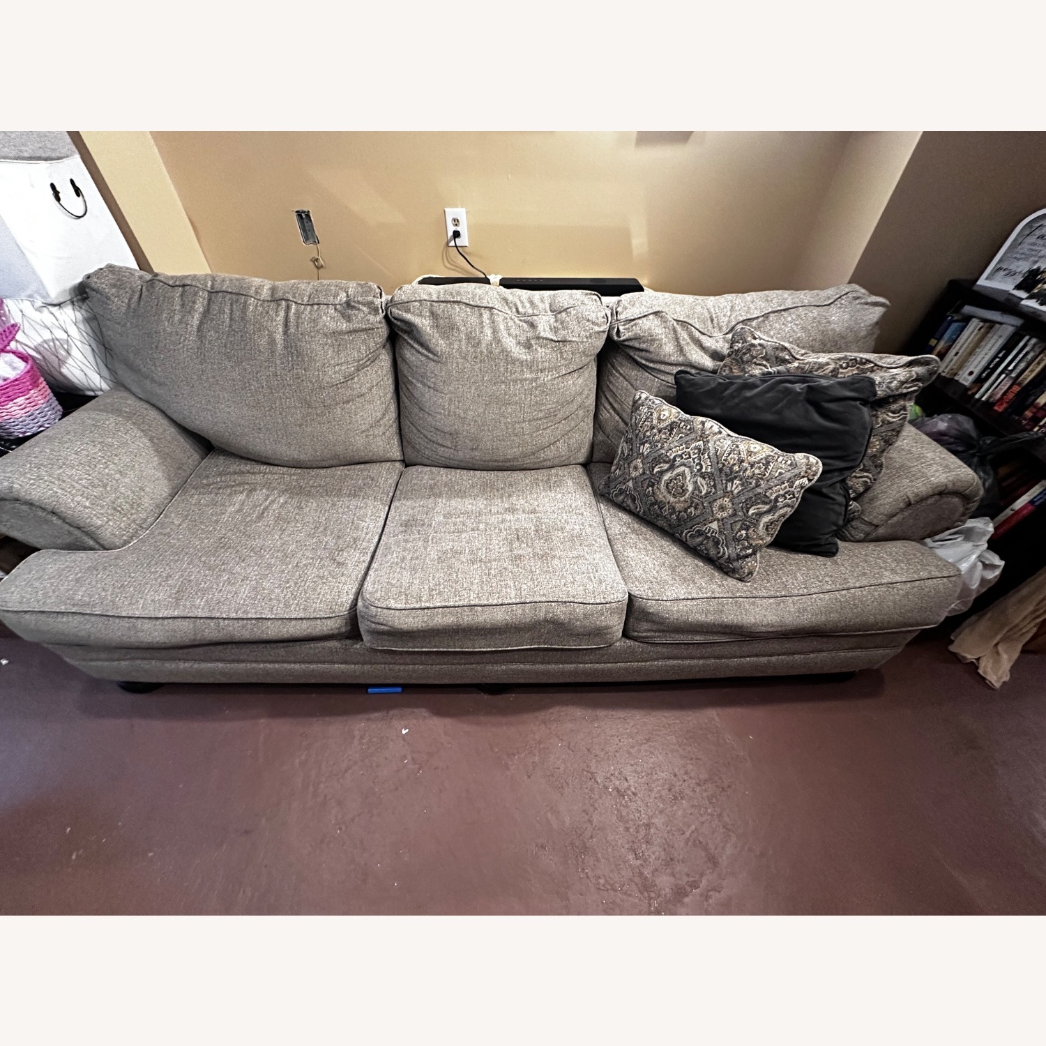 Elegant Home Fashions Fabric Sleeper Sofa - image-1