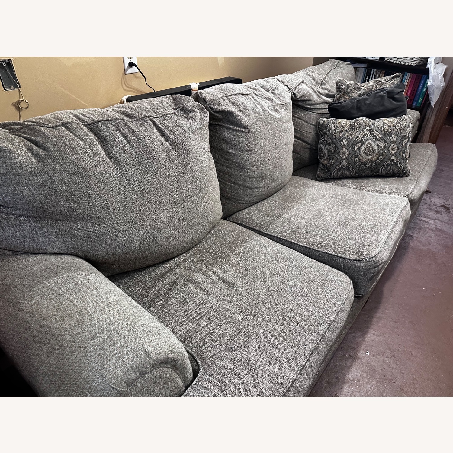 Elegant Home Fashions Fabric Sleeper Sofa - image-4