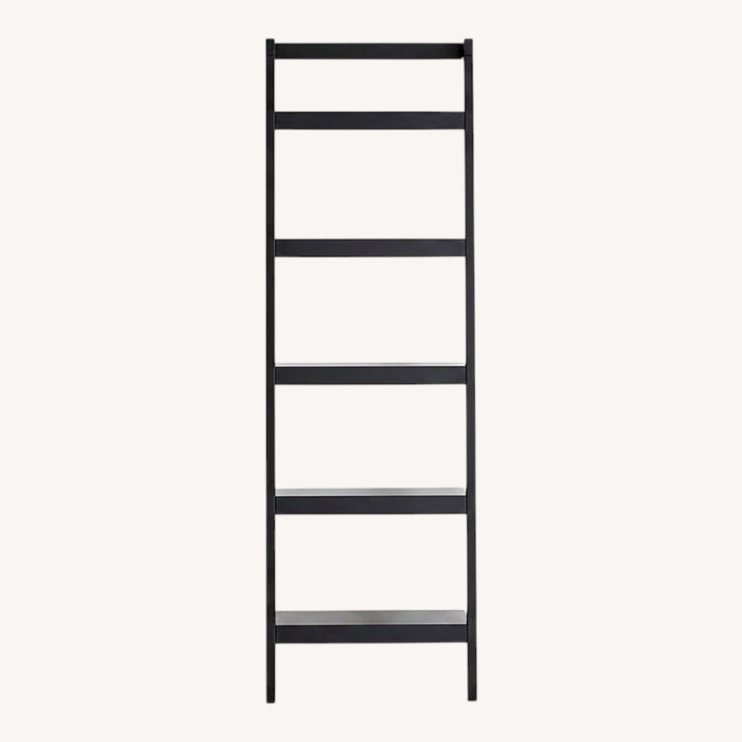 Crate & Barrel Dark Gray Wood Bookcase - image-2