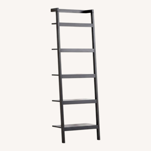 Used Crate & Barrel Dark Gray Wood Bookcase for sale on AptDeco