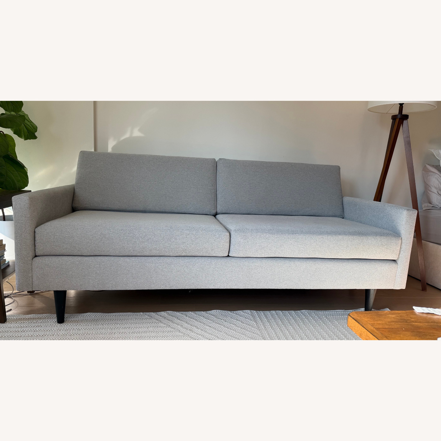 Apt2b Scott Light Gray Fabric 3+ Seater Sofa - image-1