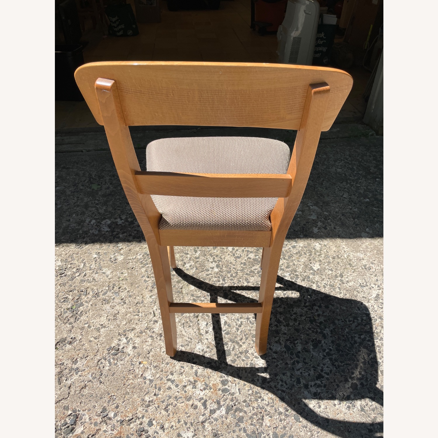 Pottery Barn Natural Wood Stools - image-3