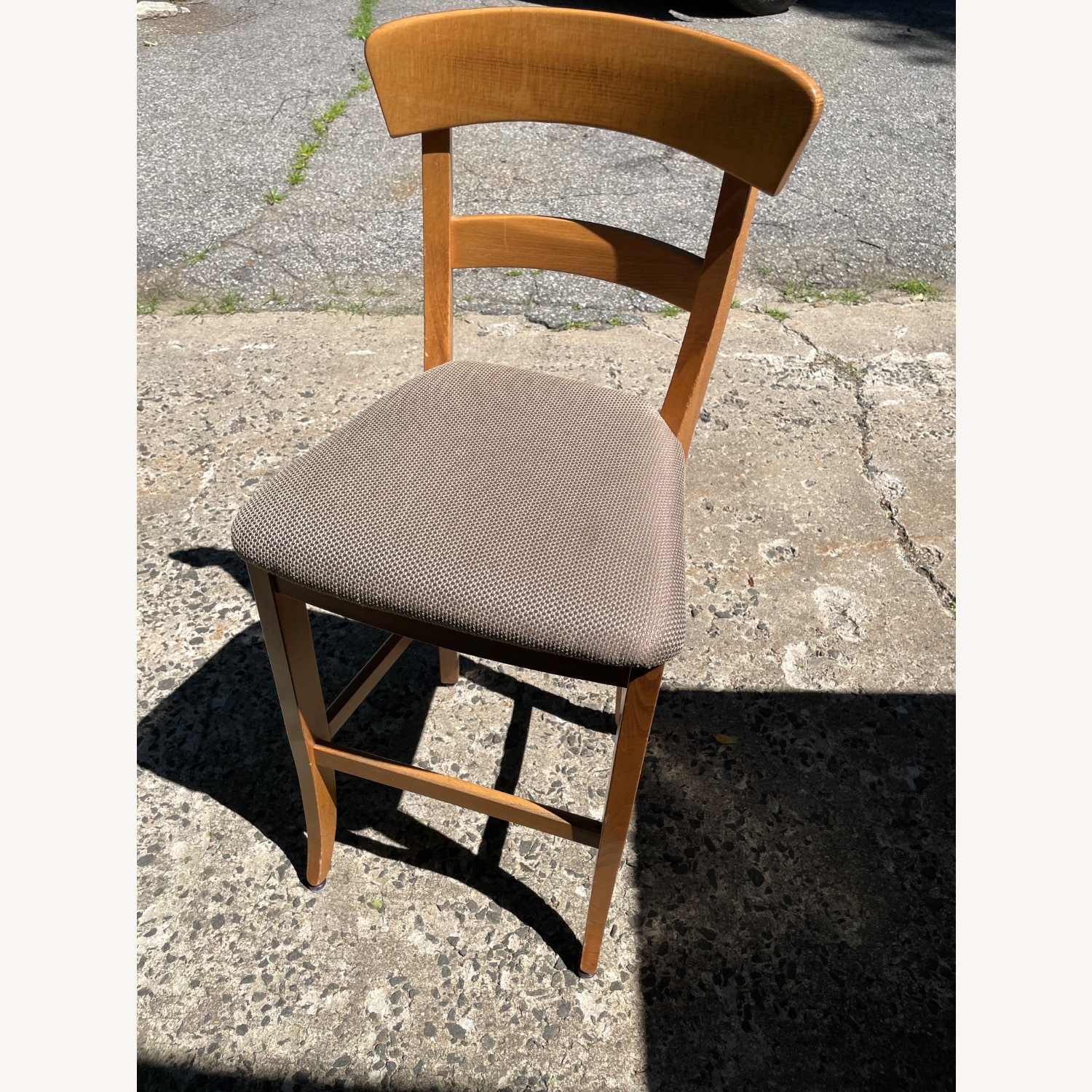 Pottery Barn Natural Wood Stools - image-2